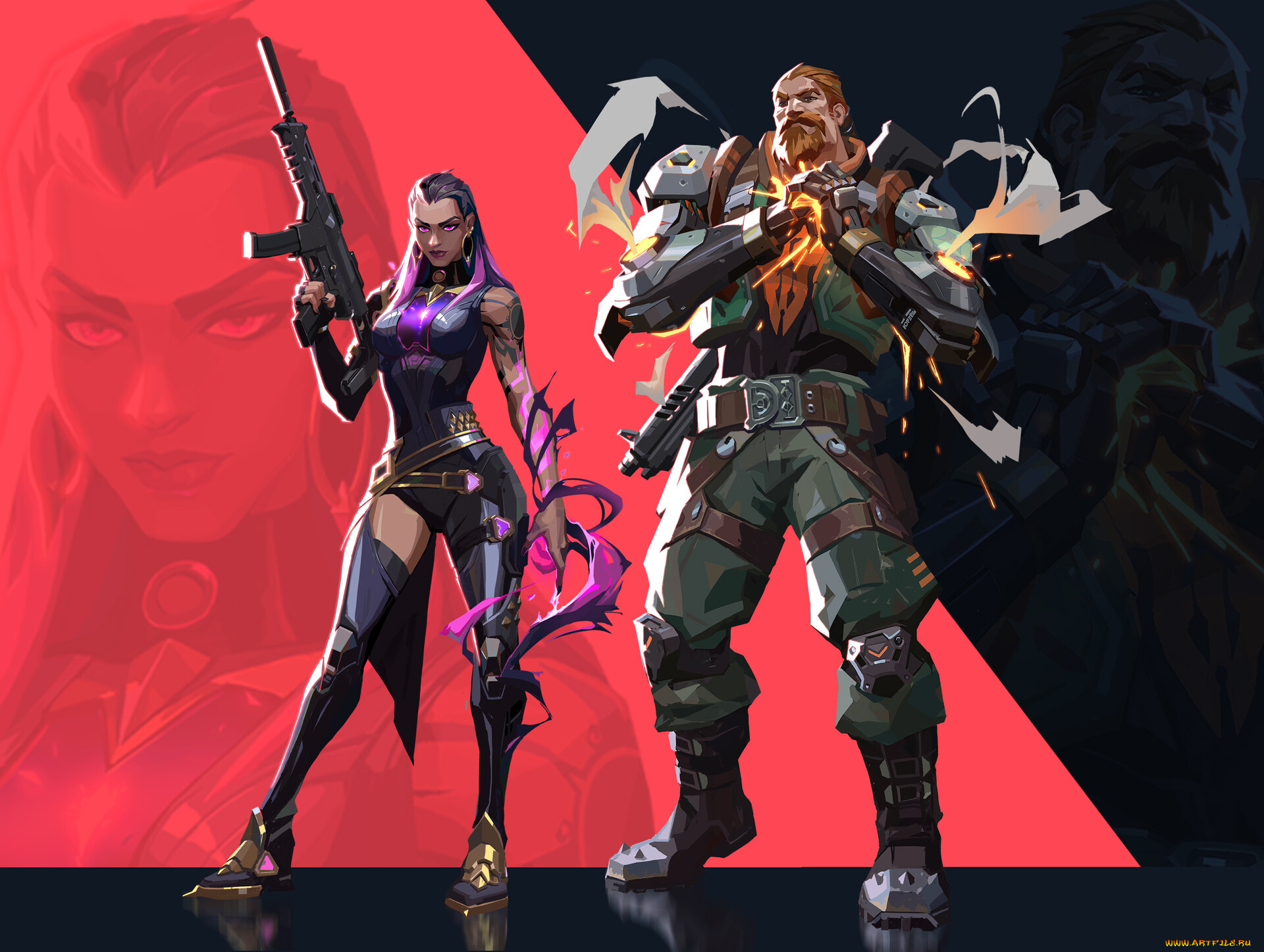 видео, игры, valorant, персонажи, оружие