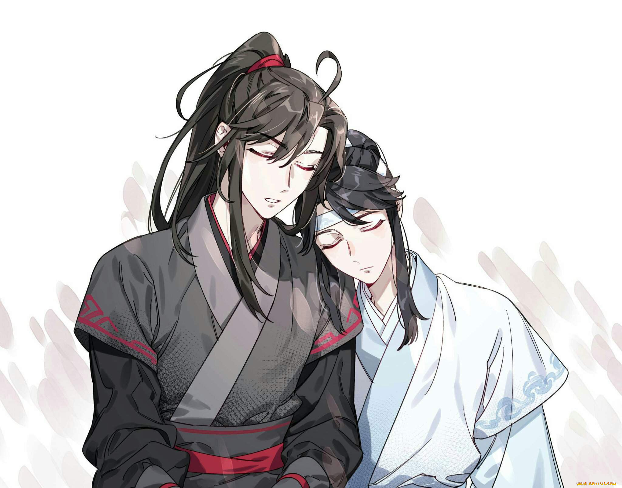 аниме, mo, dao, zu, shi, персонажи, нежность