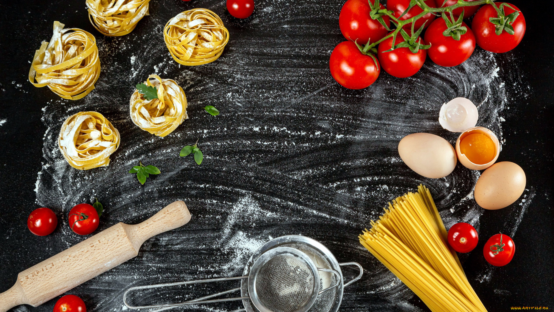еда, макароны, , макаронные, блюда, яйца, помидоры