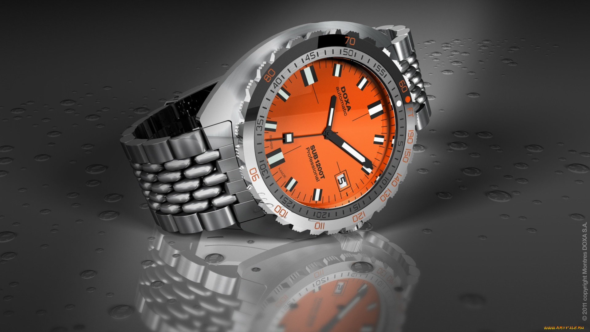 бренды, -, другое, часы, роскошные, наручные, doxa, sub, 1200t, pro