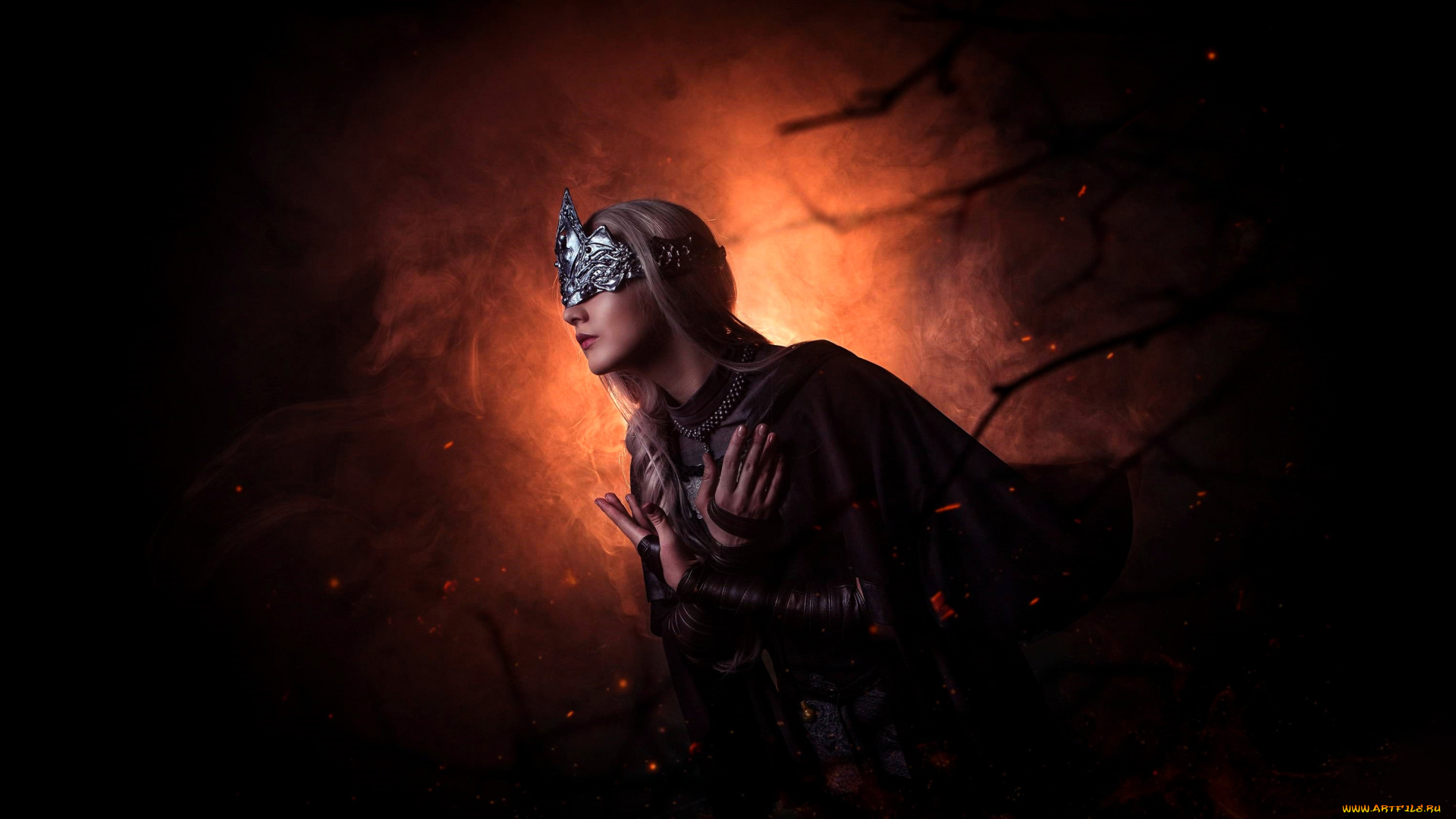 девушки, -, креатив, , косплей, cosplay, dark, souls, хранительница, огня