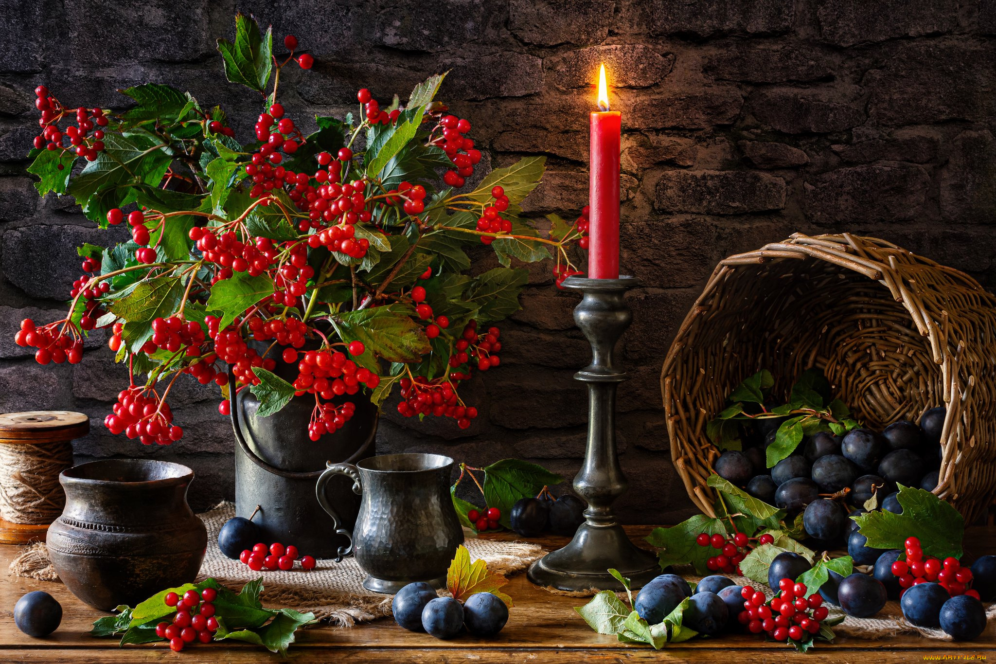 еда, натюрморт, слива, ягоды