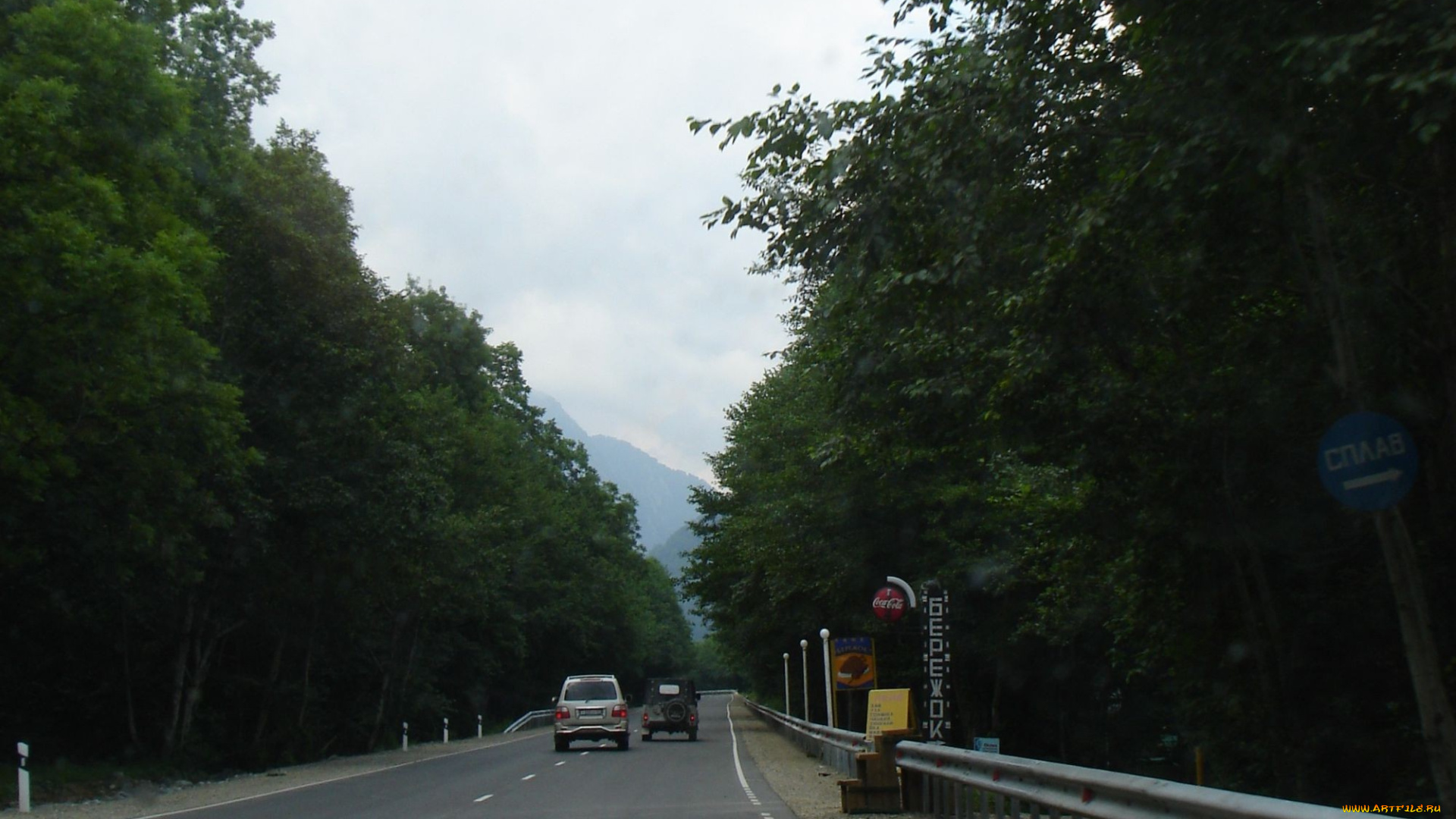 дороги, краснодарского, края, природа