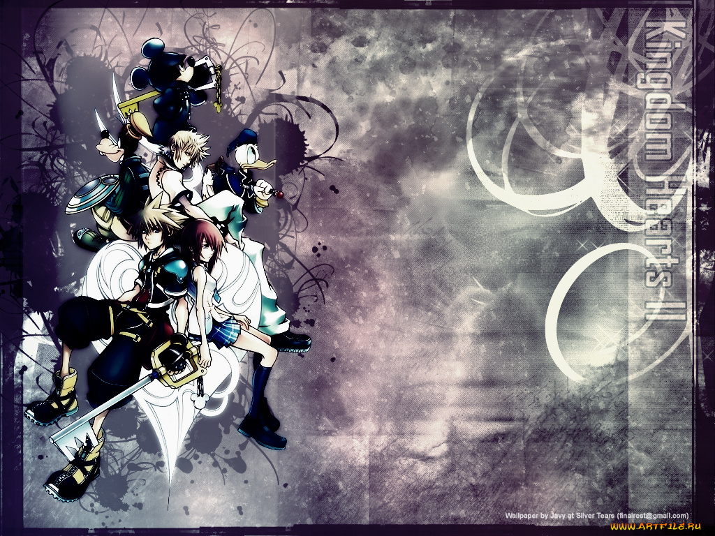 аниме, kingdom, hearts