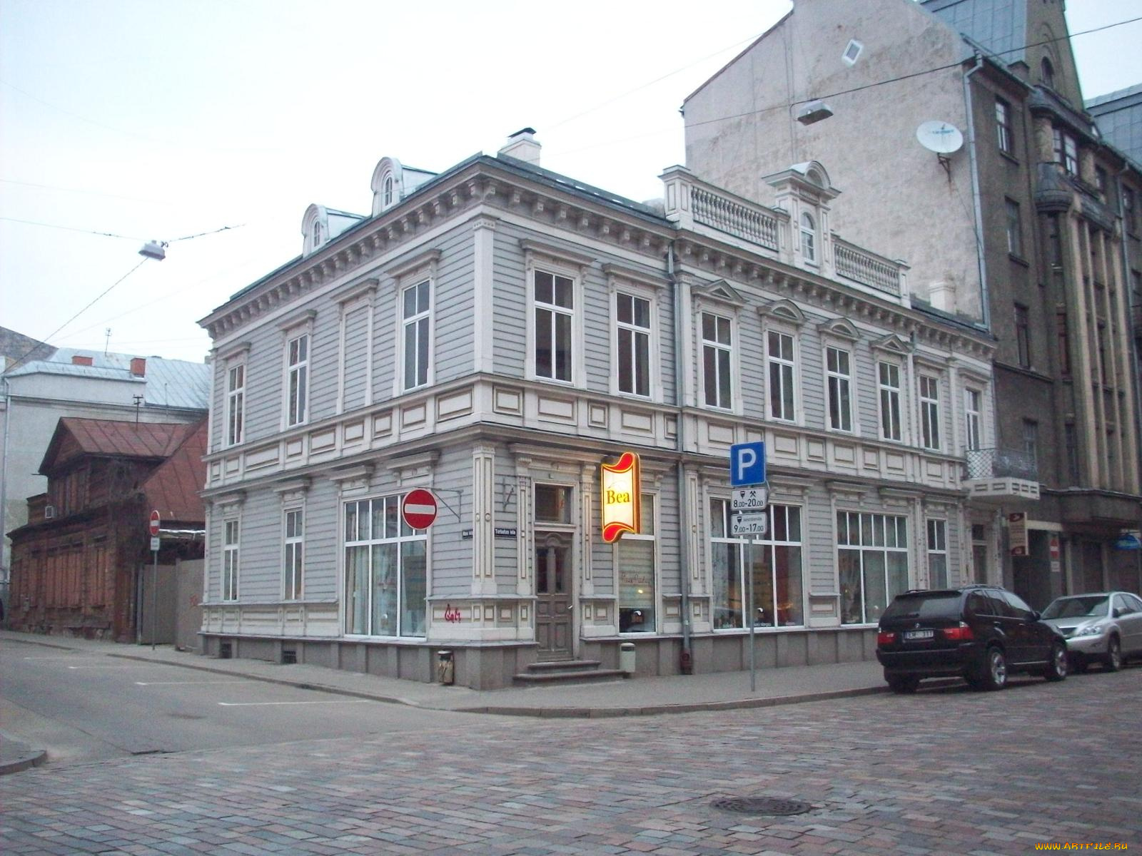 деревянная, рига, города, латвия