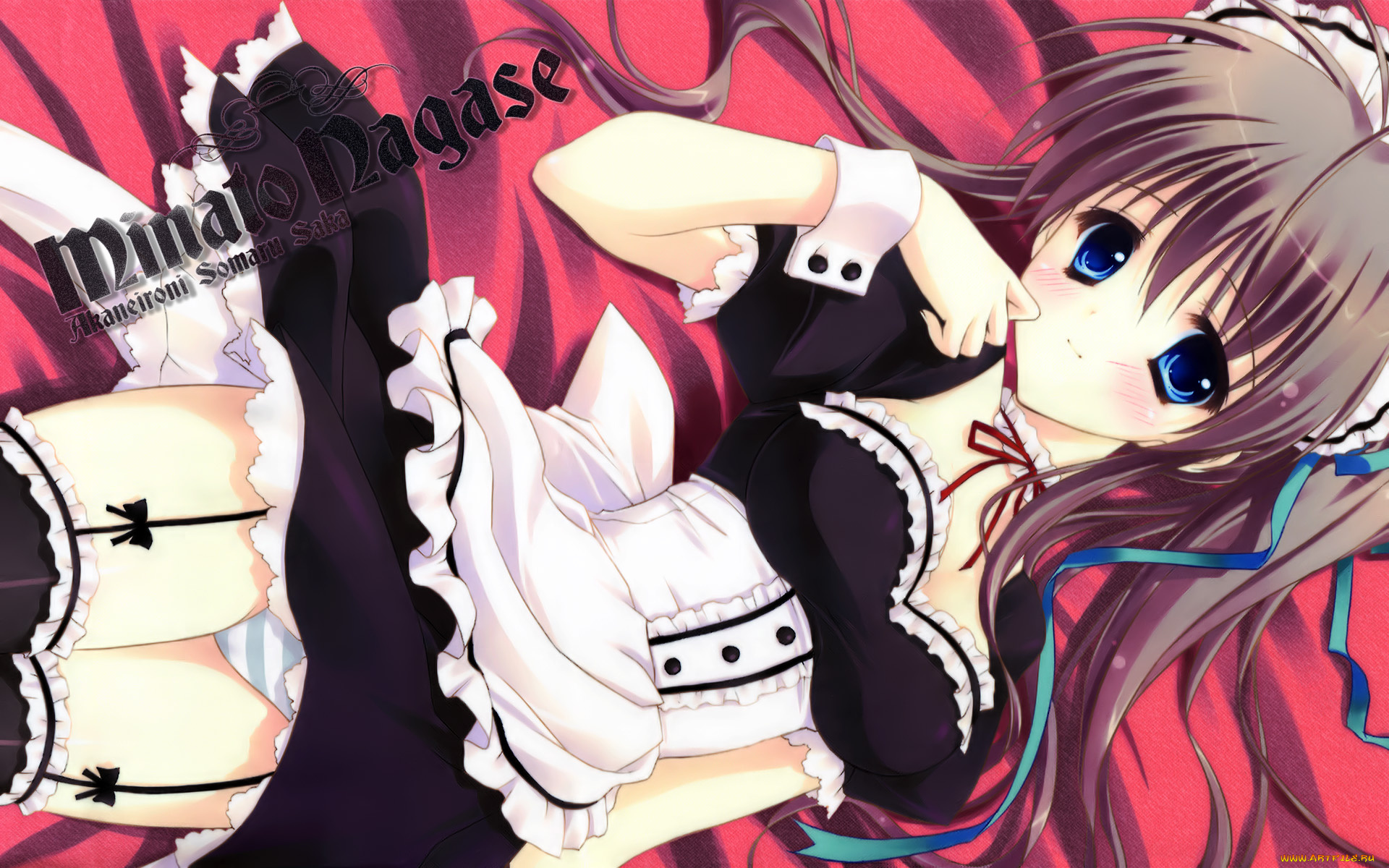 аниме, akaneiro, ni, somaru, saka