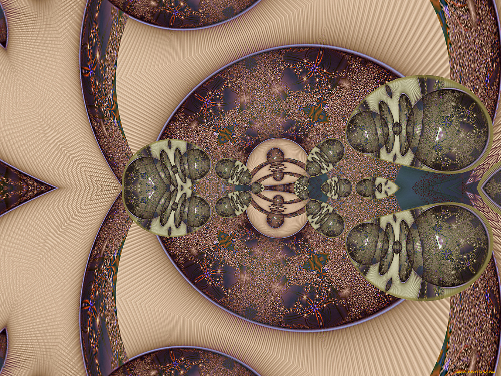 3д, графика, fractal, фракталы, фон, узор