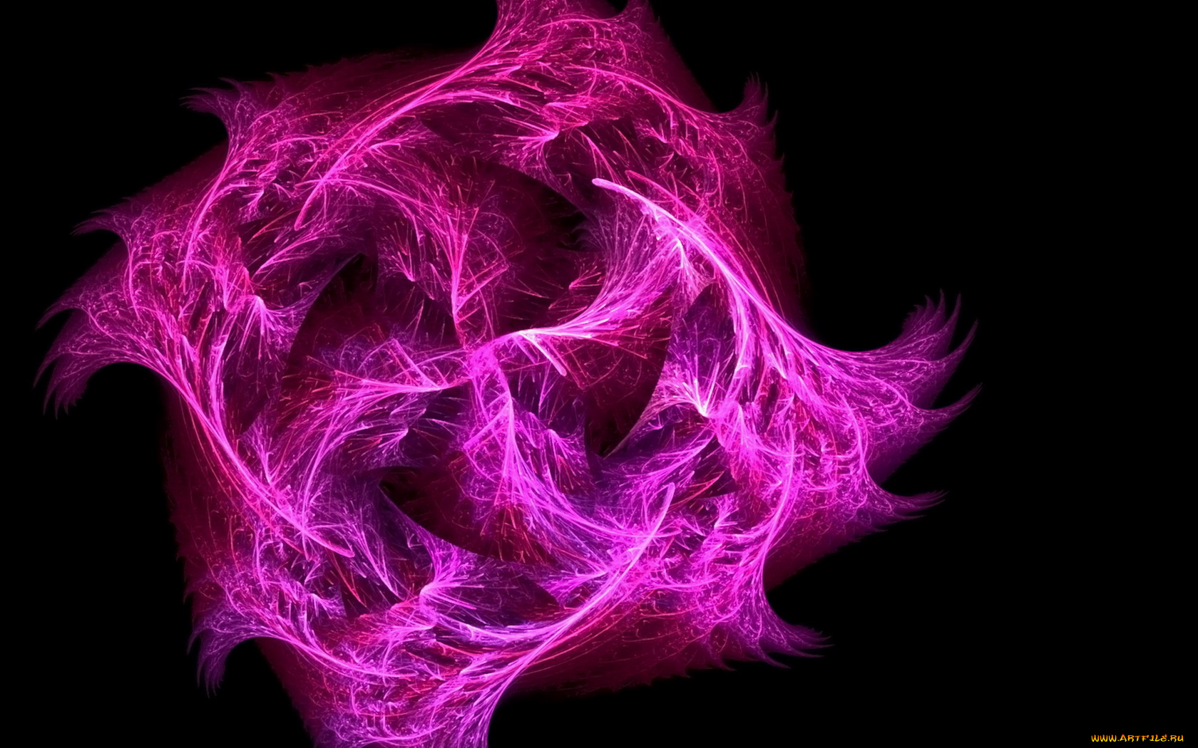 3д, графика, fractal, фракталы, тёмный, фон, узор
