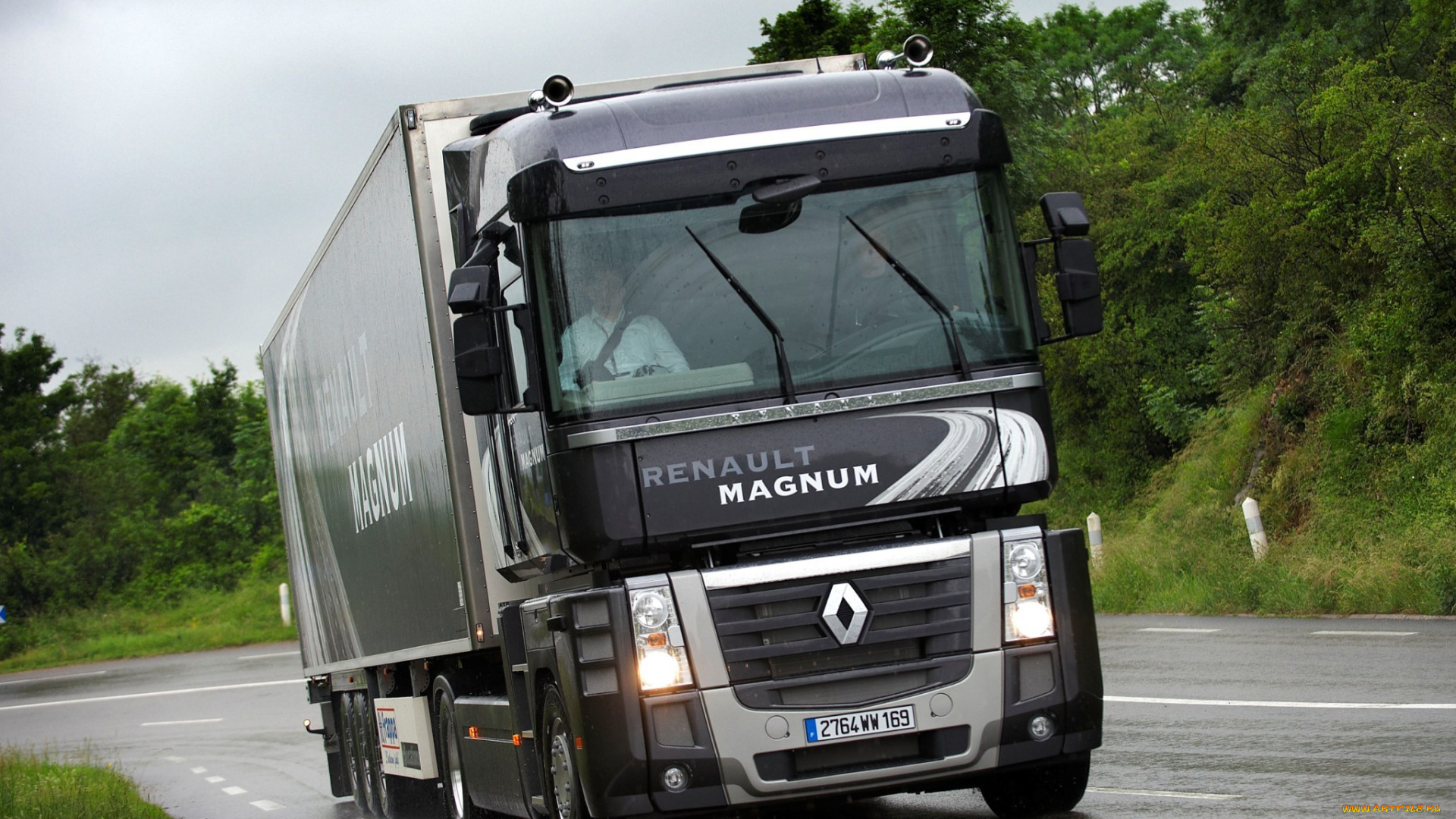 автомобили, renault, trucks, авто, дождь