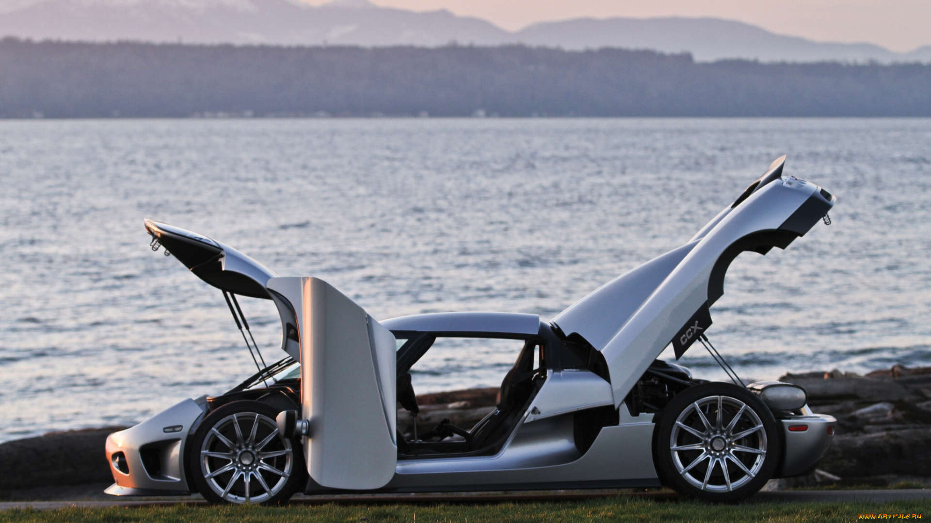 koenigsegg, ccx, автомобили, вода