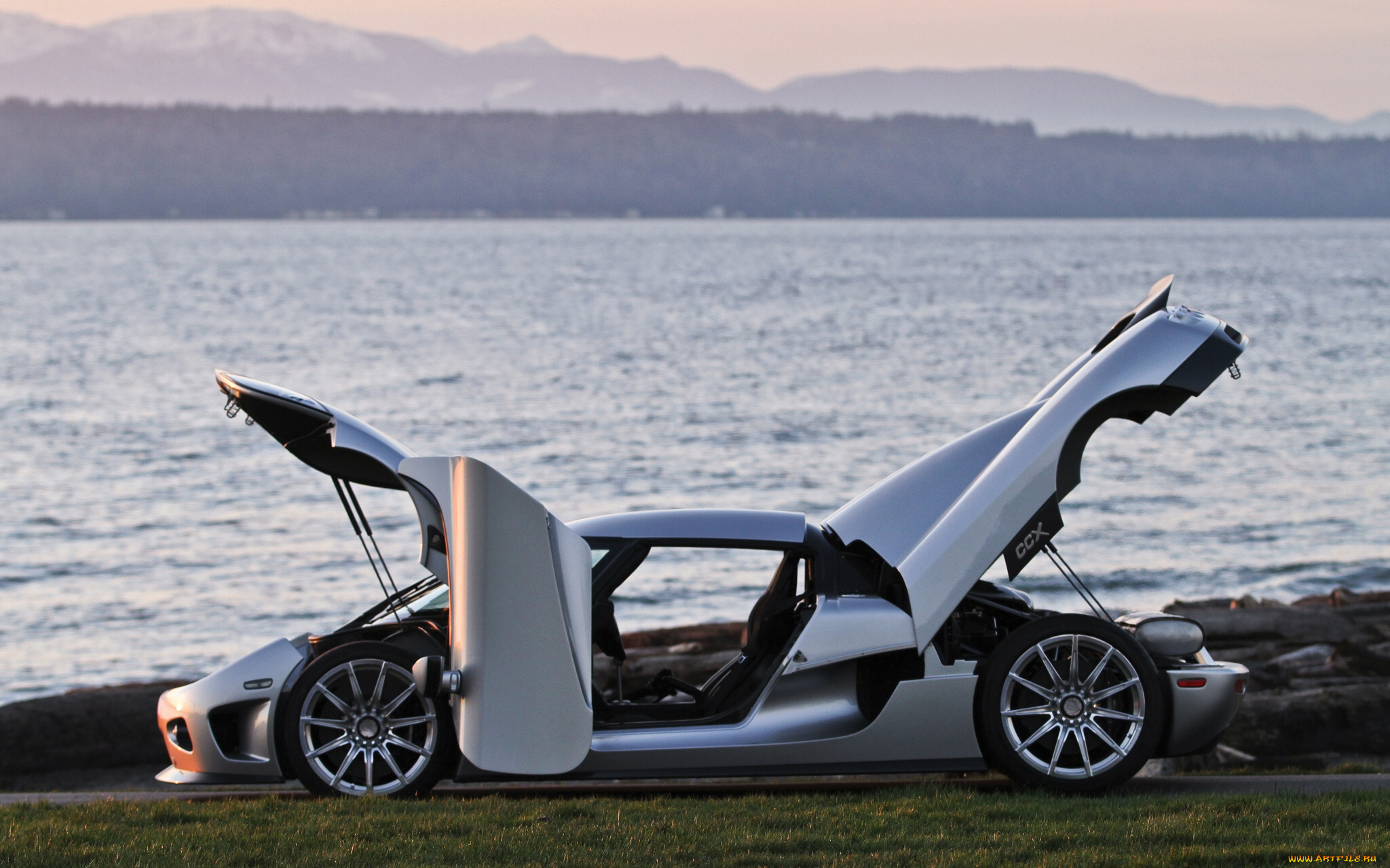 koenigsegg, ccx, автомобили, вода