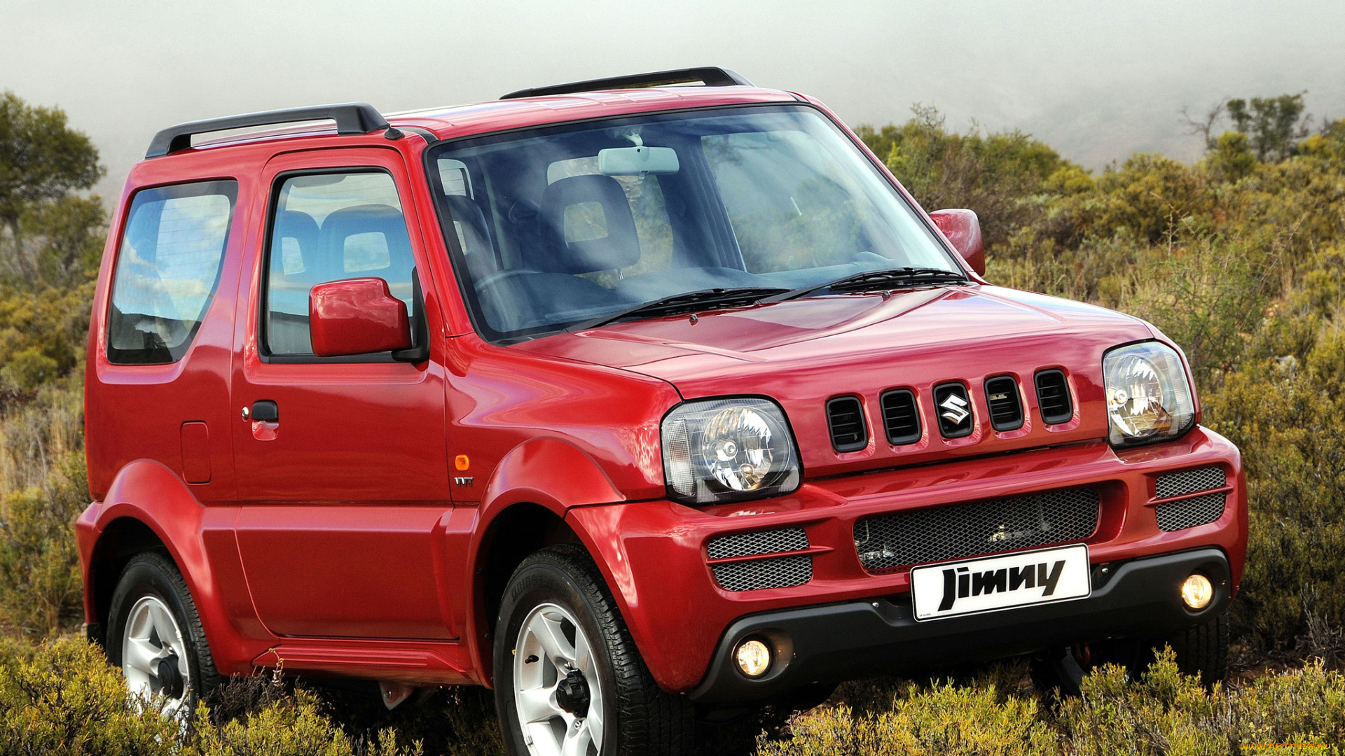 автомобили, suzuki, jimny, za-spec, jb43, 2006г, красный