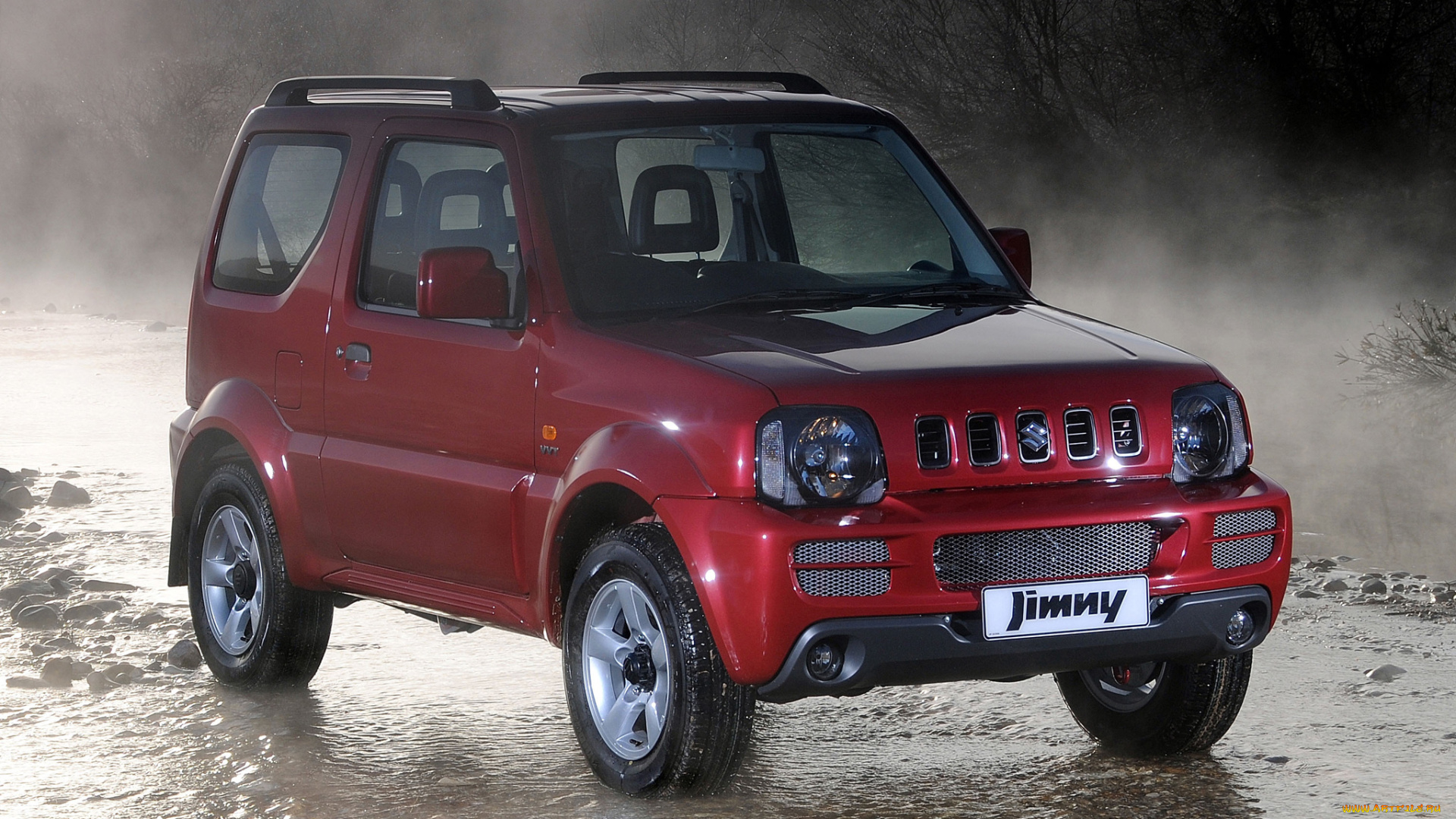 автомобили, suzuki, jimny, za-spec, jb43, 2006г, красный