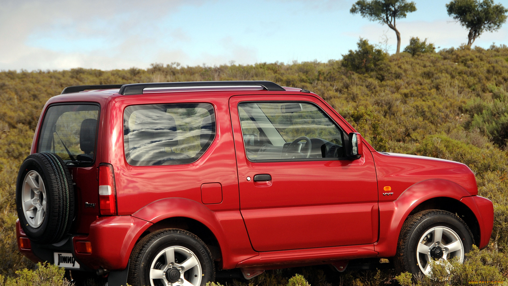 автомобили, suzuki, jimny, za-spec, jb43, 2006г, красный