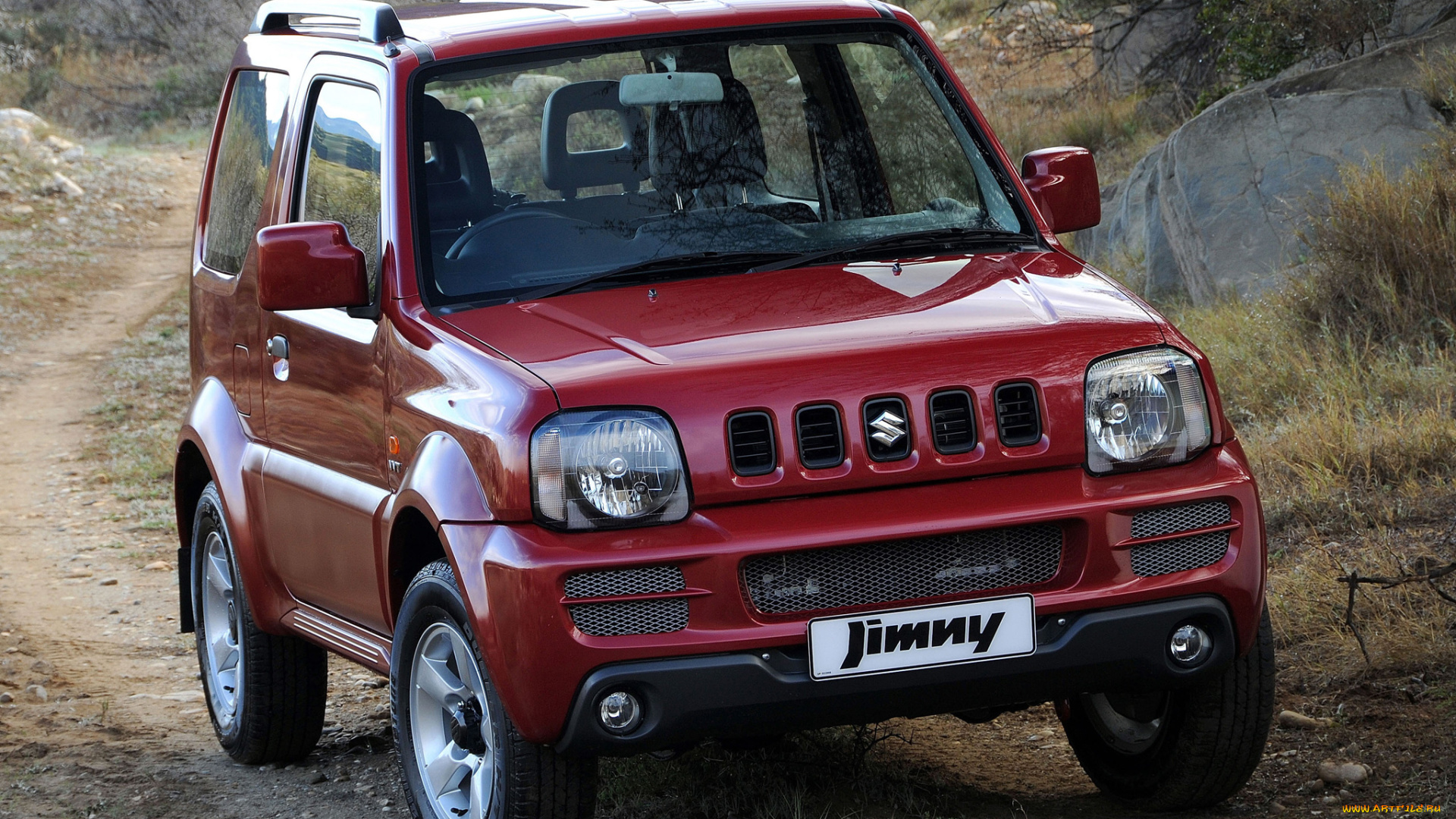 автомобили, suzuki, jimny, za-spec, jb43, 2006г, красный