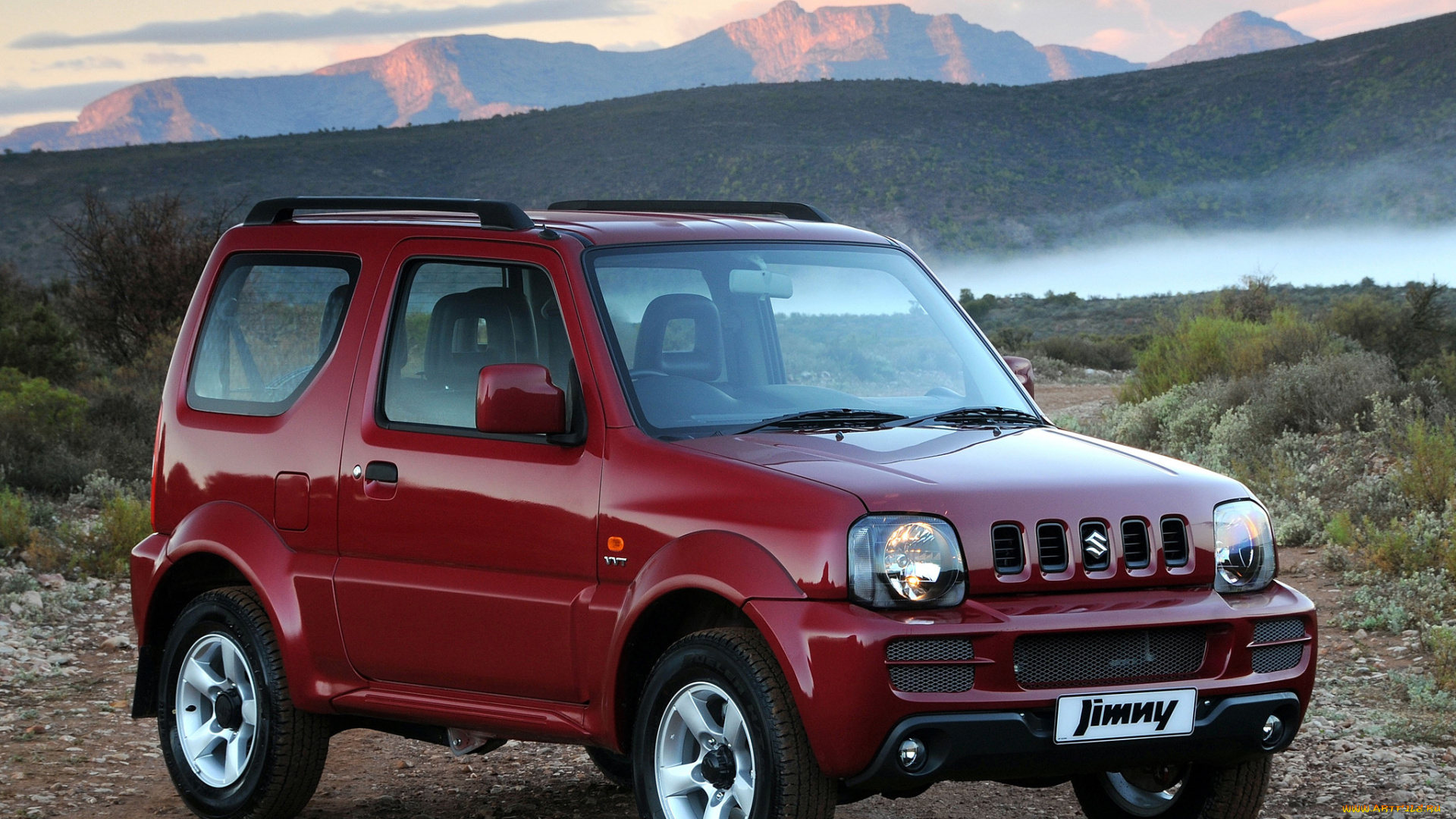 автомобили, suzuki, jimny, za-spec, jb43, 2006г, красный