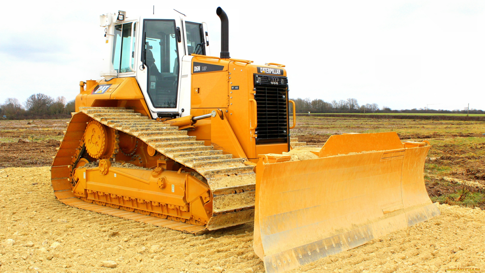 техника, бульдозеры, на, гусенецах, бульдозер, ковш, мощь