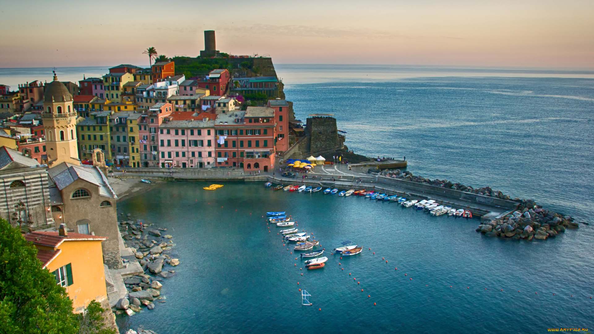 vernazza, , cinque, terre, , italy, города, амальфийское, и, лигурийское, побережье, , италия, Чинкве-терре, вернацца, ligurian, sea, cinque, terre, italy, бухта, лигурийское, море, побережье, пейзаж, лодки, здания