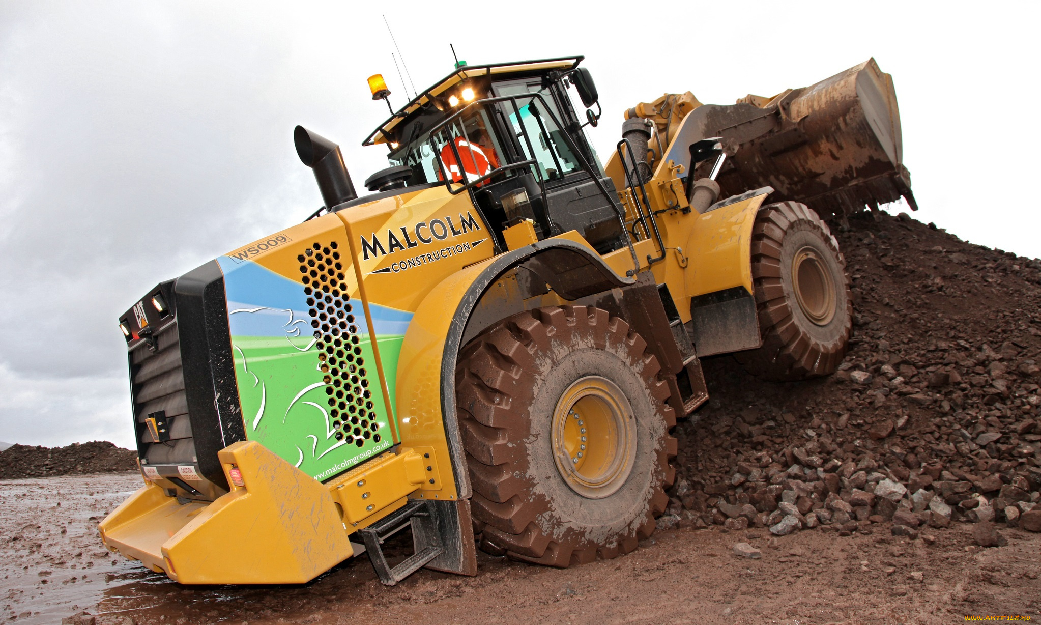 техника, бульдозеры, на, колёсах, тяжелый, колесный, трактор, ковш