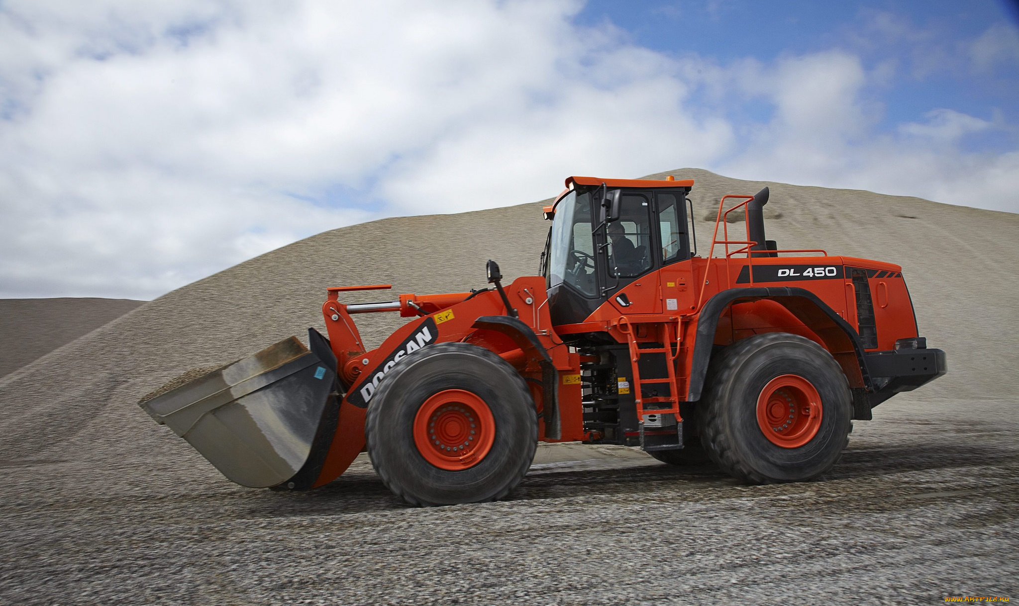 техника, бульдозеры, на, колёсах, колесный, трактор, ковш