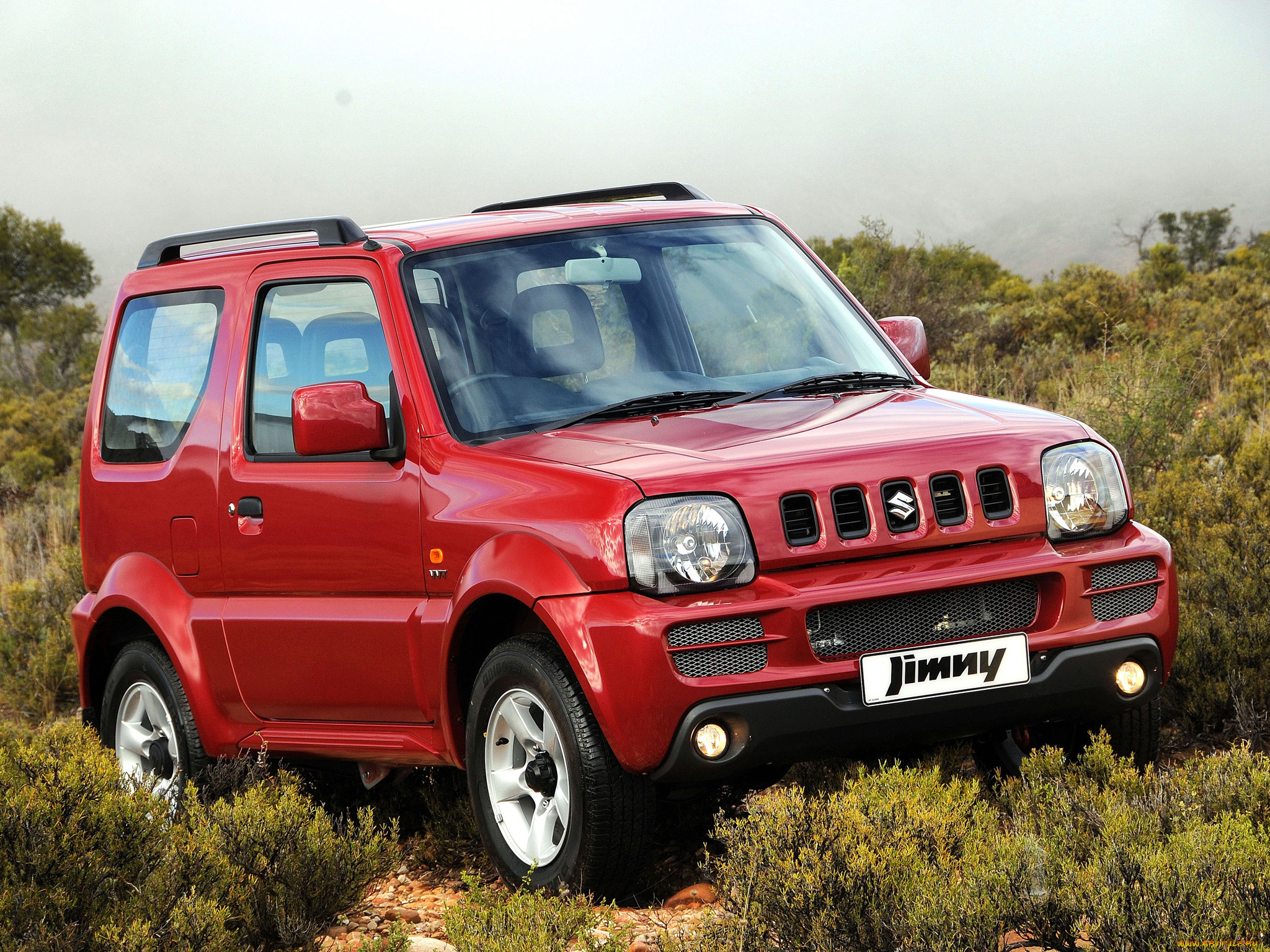 автомобили, suzuki, jimny, za-spec, jb43, 2006г, красный