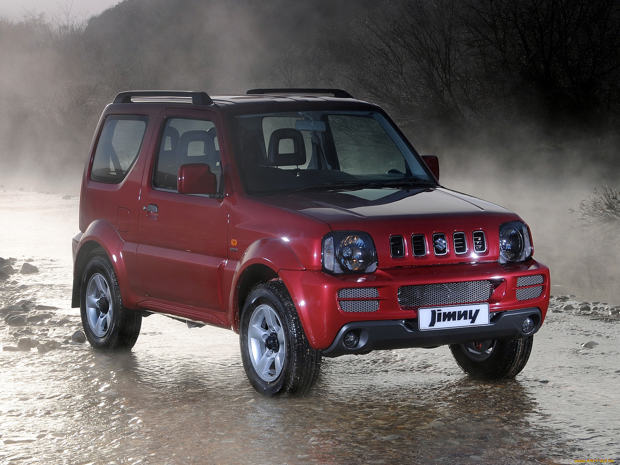 автомобили, suzuki, jimny, za-spec, jb43, 2006г, красный
