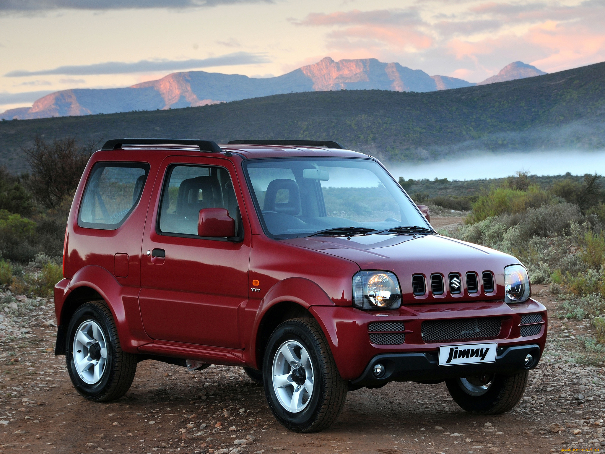 автомобили, suzuki, jimny, za-spec, jb43, 2006г, красный