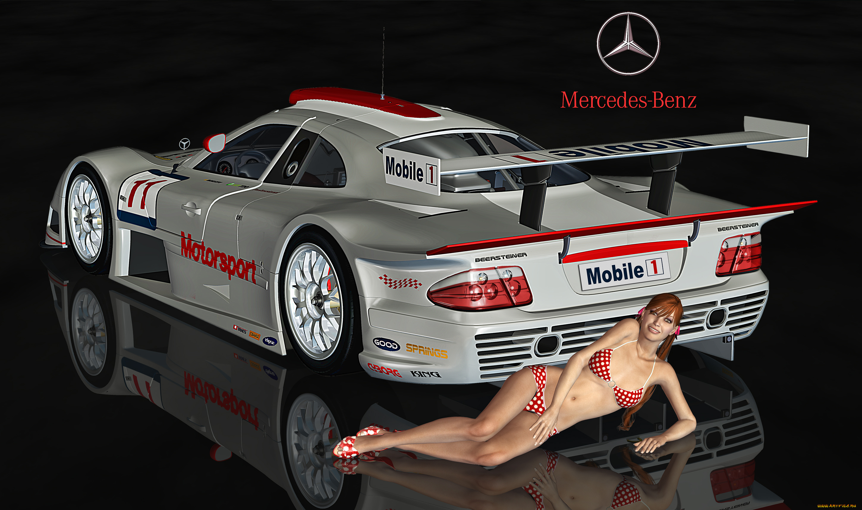 автомобили, 3д, девушка, автомобиль