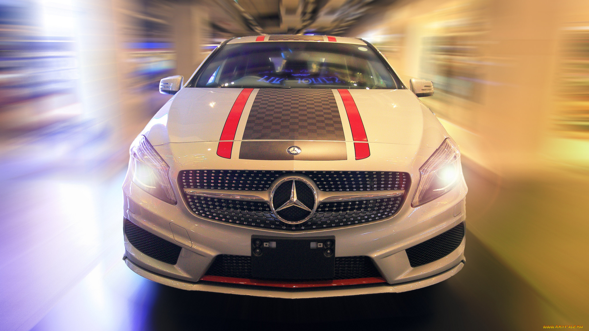 gla250, class, автомобили, mercedes-benz, тоннель, авто