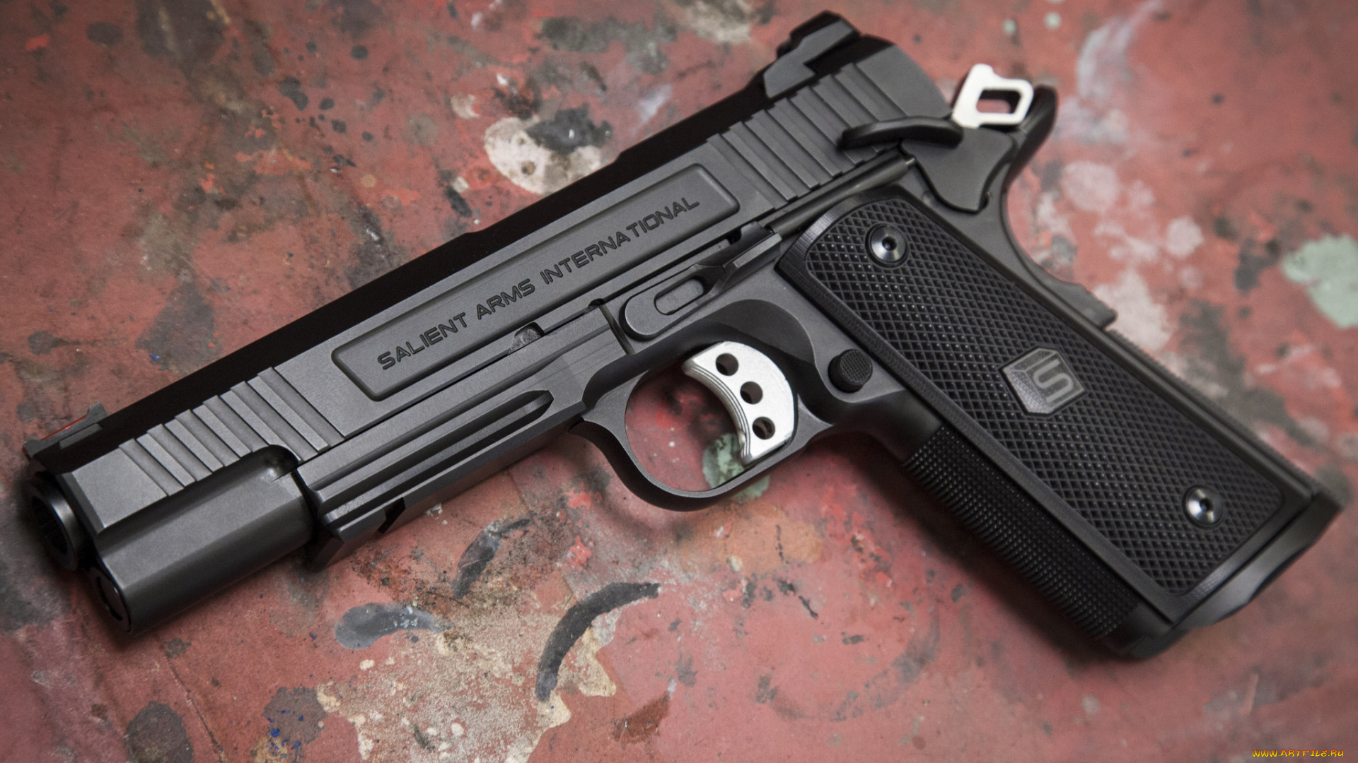 оружие, пистолеты, пистолет, полуавтоматический, 1911, salient, arms