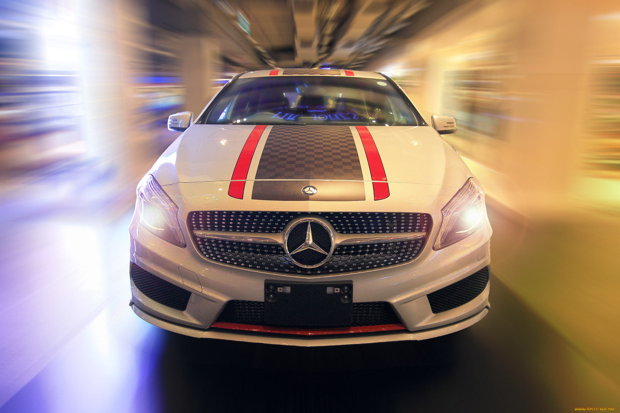 gla250, class, автомобили, mercedes-benz, тоннель, авто