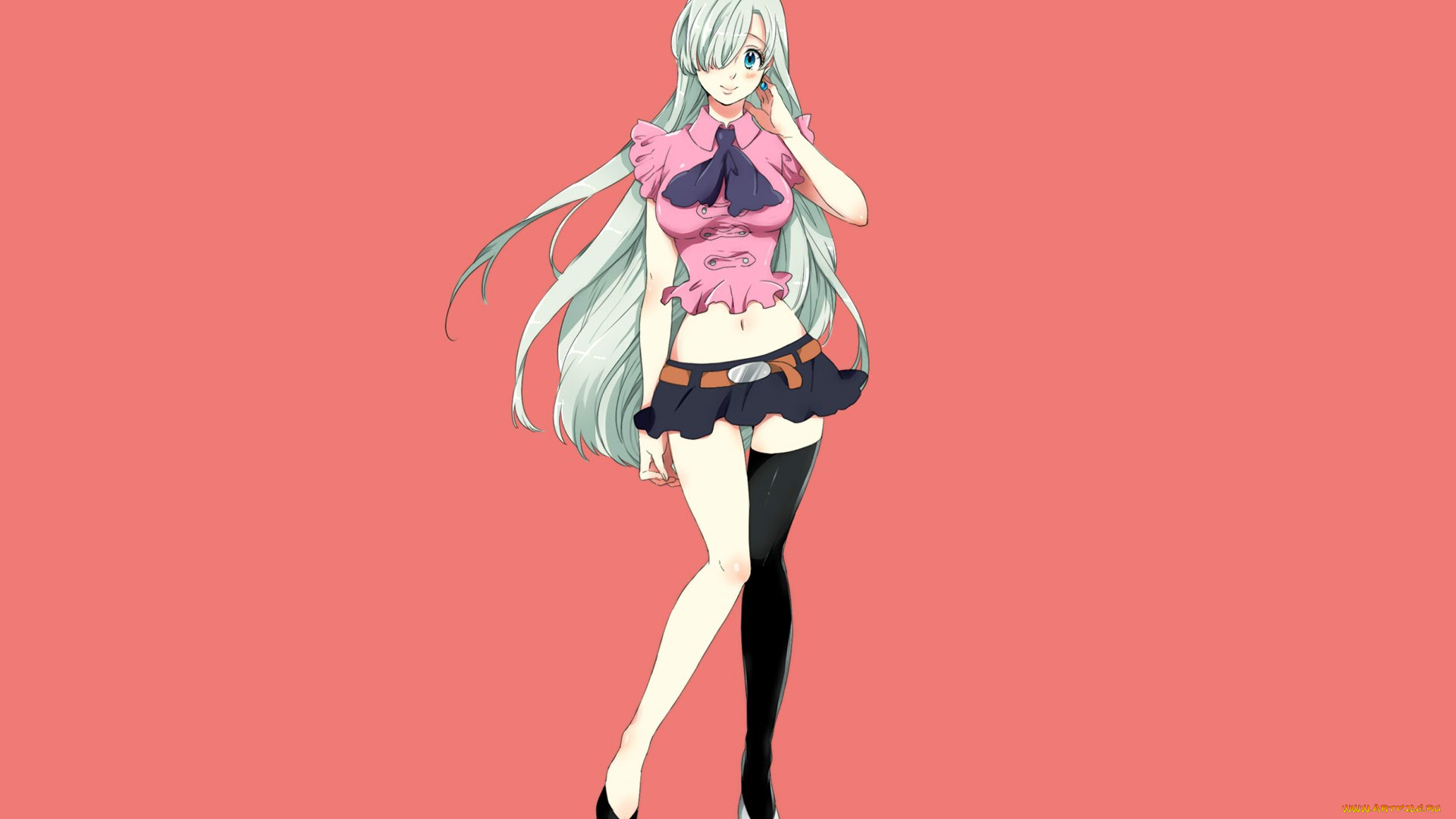 аниме, nanatsu, no, taizai, фон, девушка