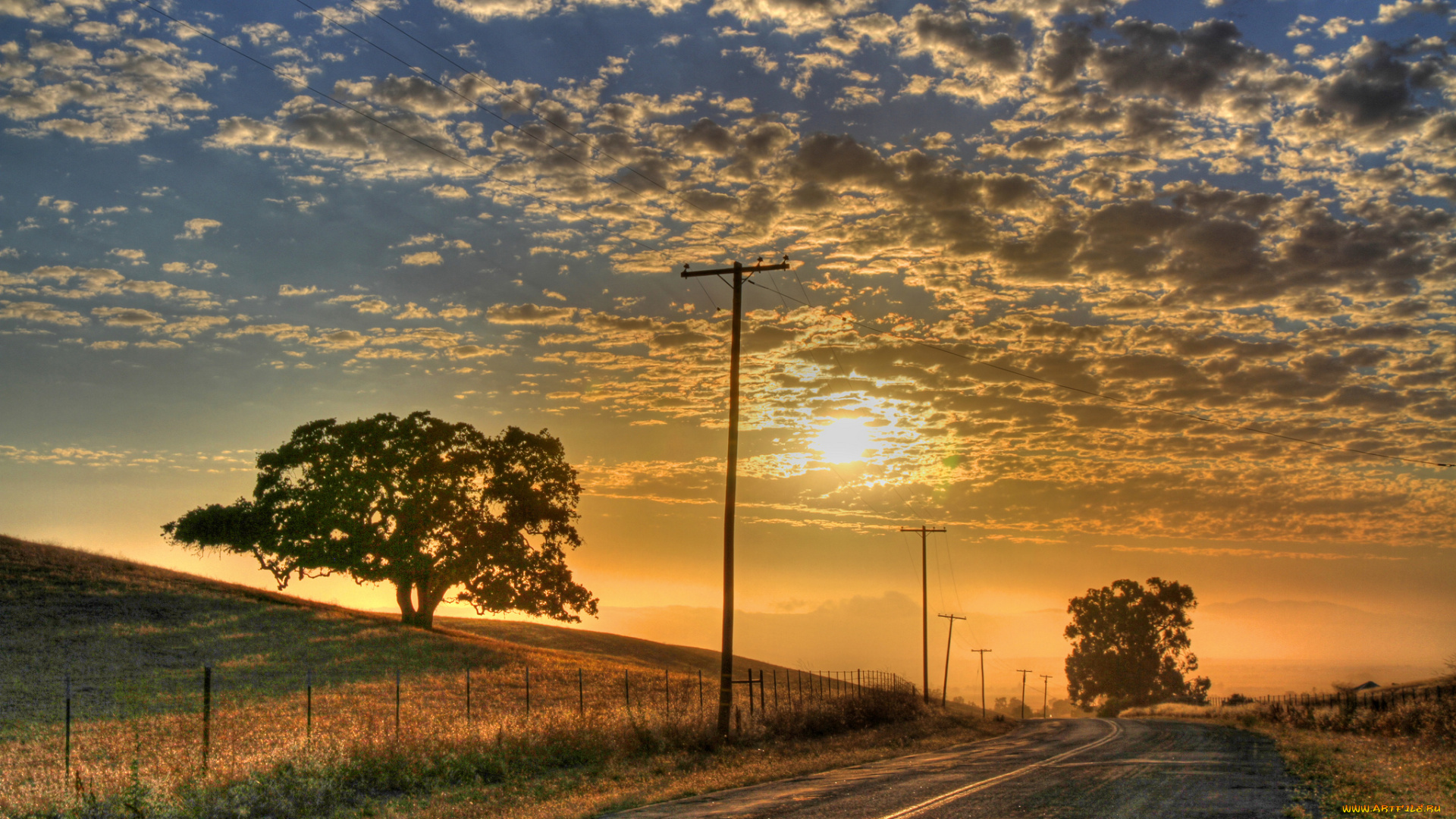 природа, дороги, тракт