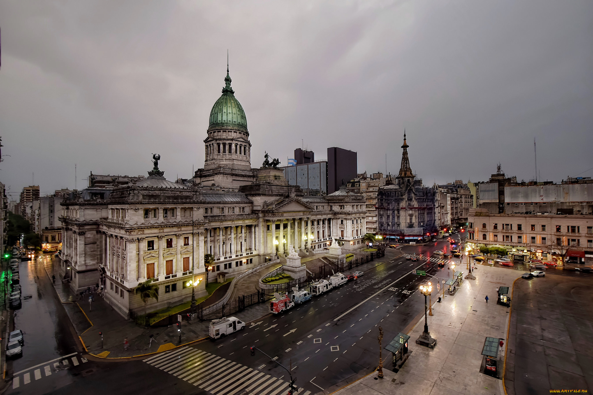 buenos, aires, города, буэнос-айрес, , аргентина, площадь, дворец