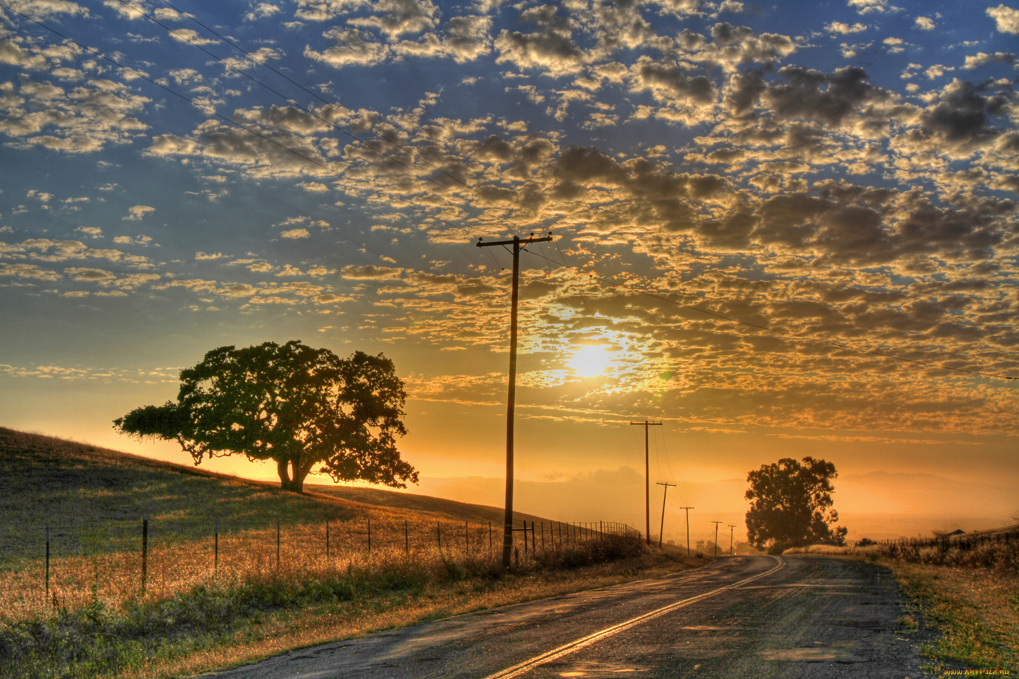 природа, дороги, тракт
