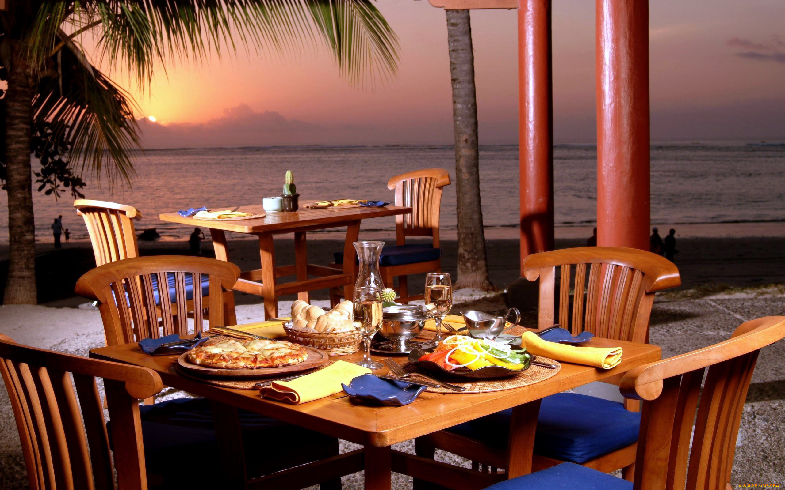 еда, сервировка, пицца, овощи, вино