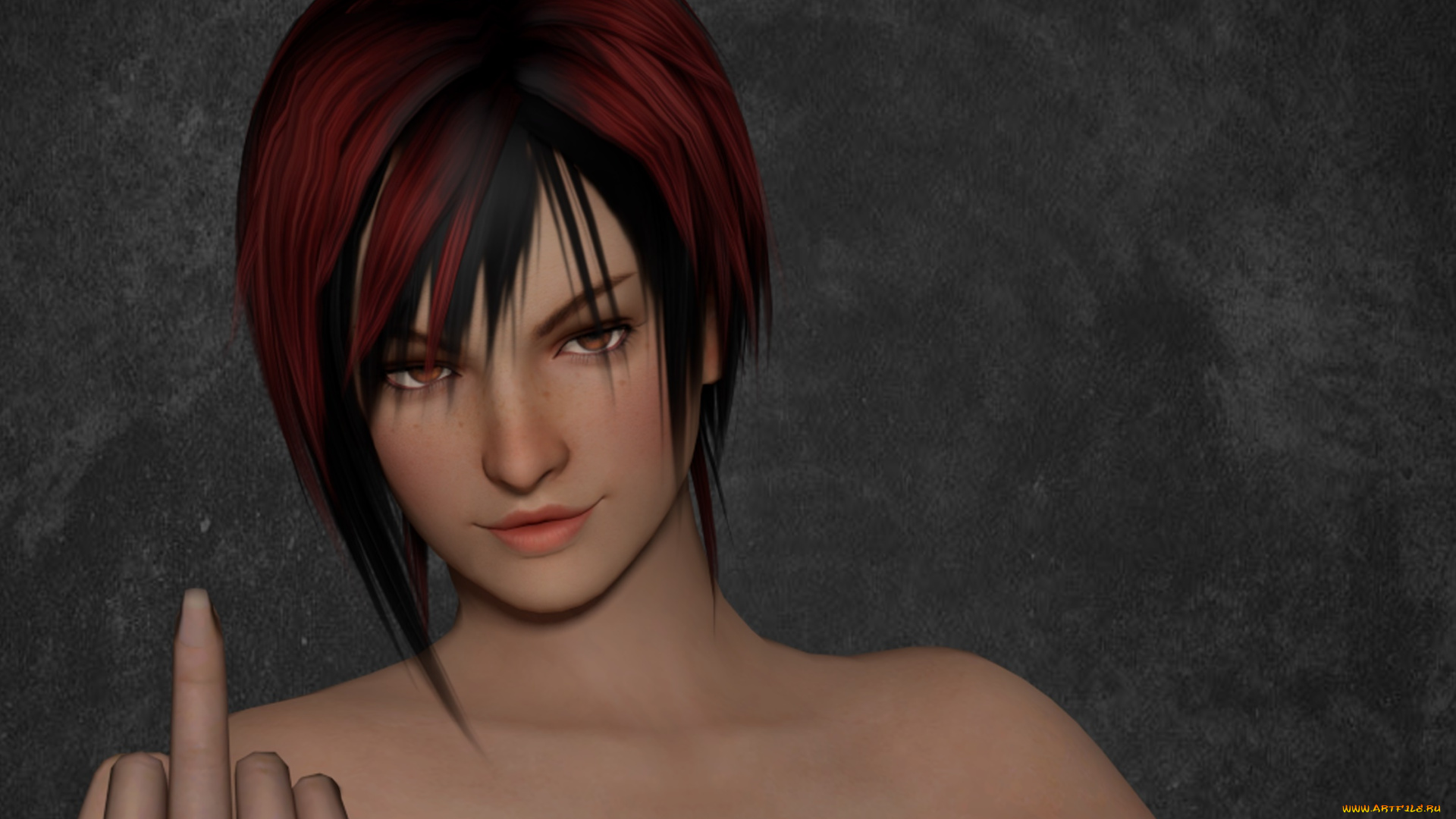 3д, графика, портрет, , portraits, девушка, взгляд, фон