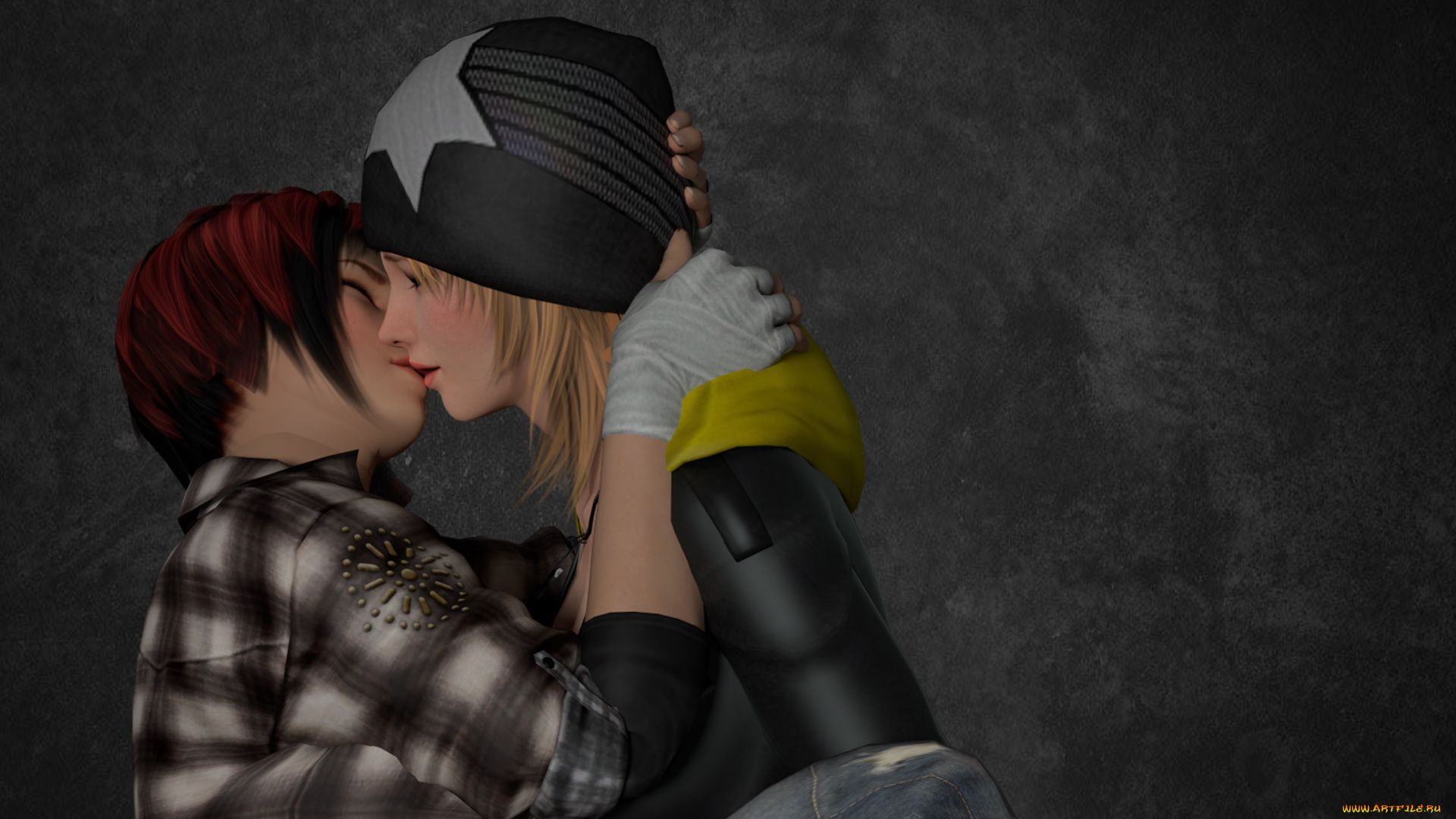 3д, графика, романтика, , romantics, девушка, фон, взгляд