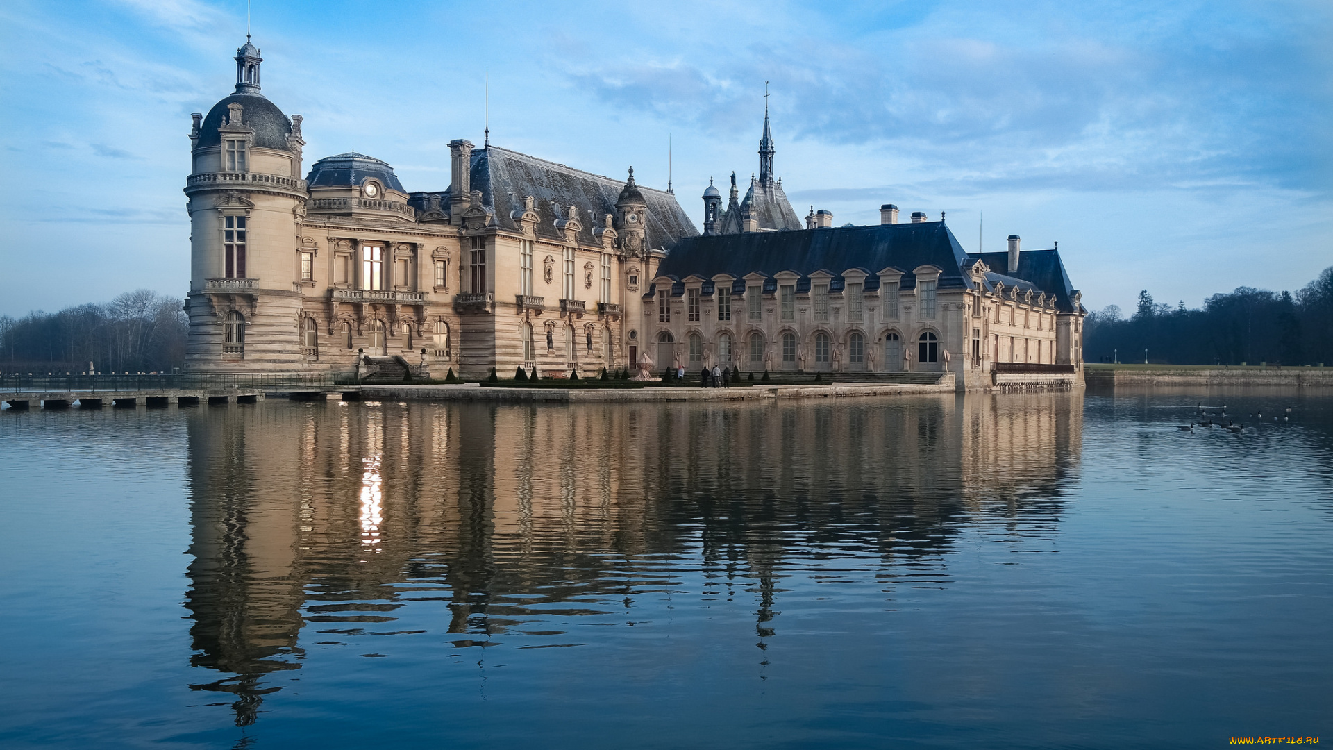 domaine, de, chantilly, города, замки, франции, замок