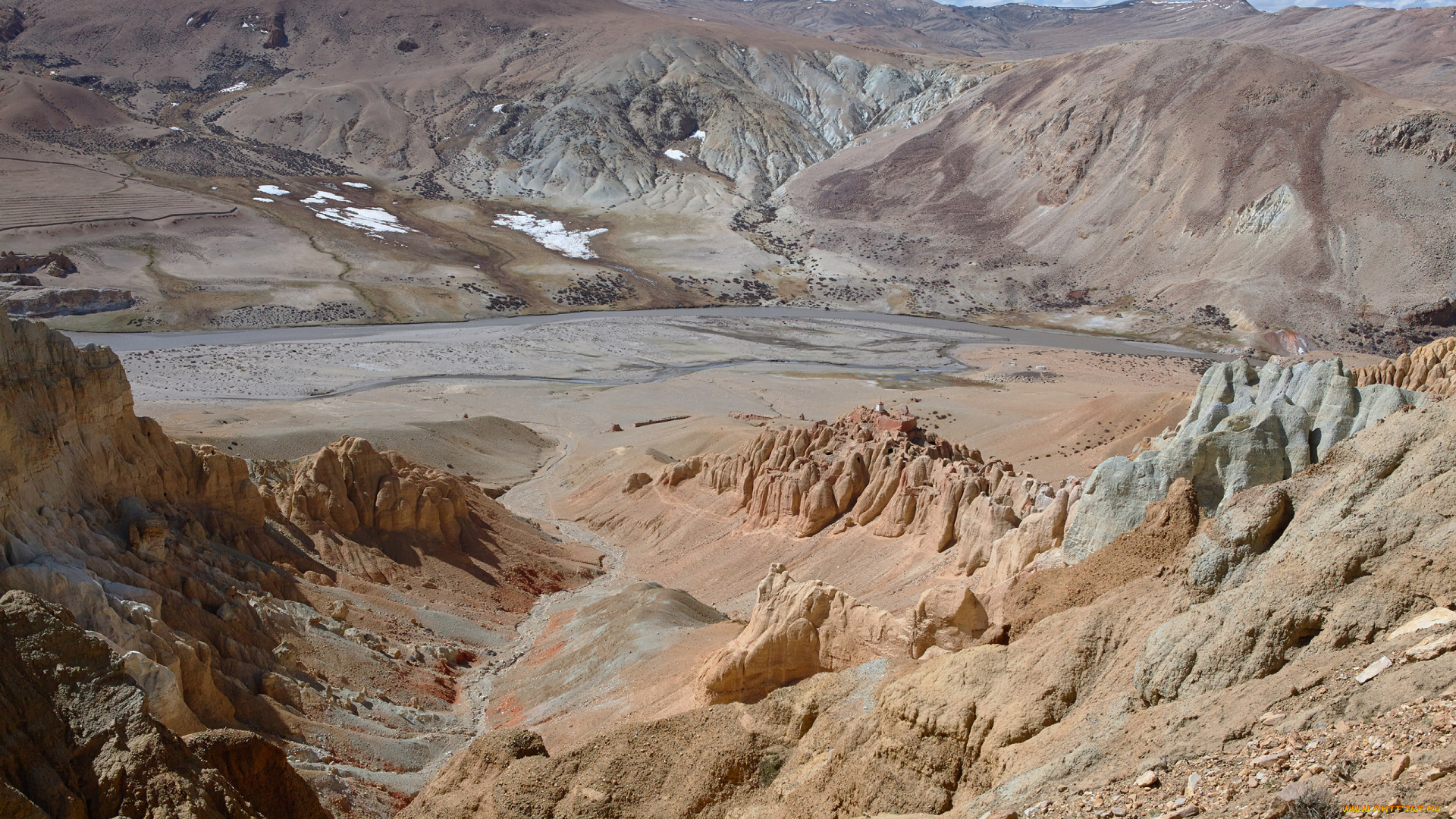 тибет, , нгуль-кхар, природа, горы, паломничество, скалы, долина