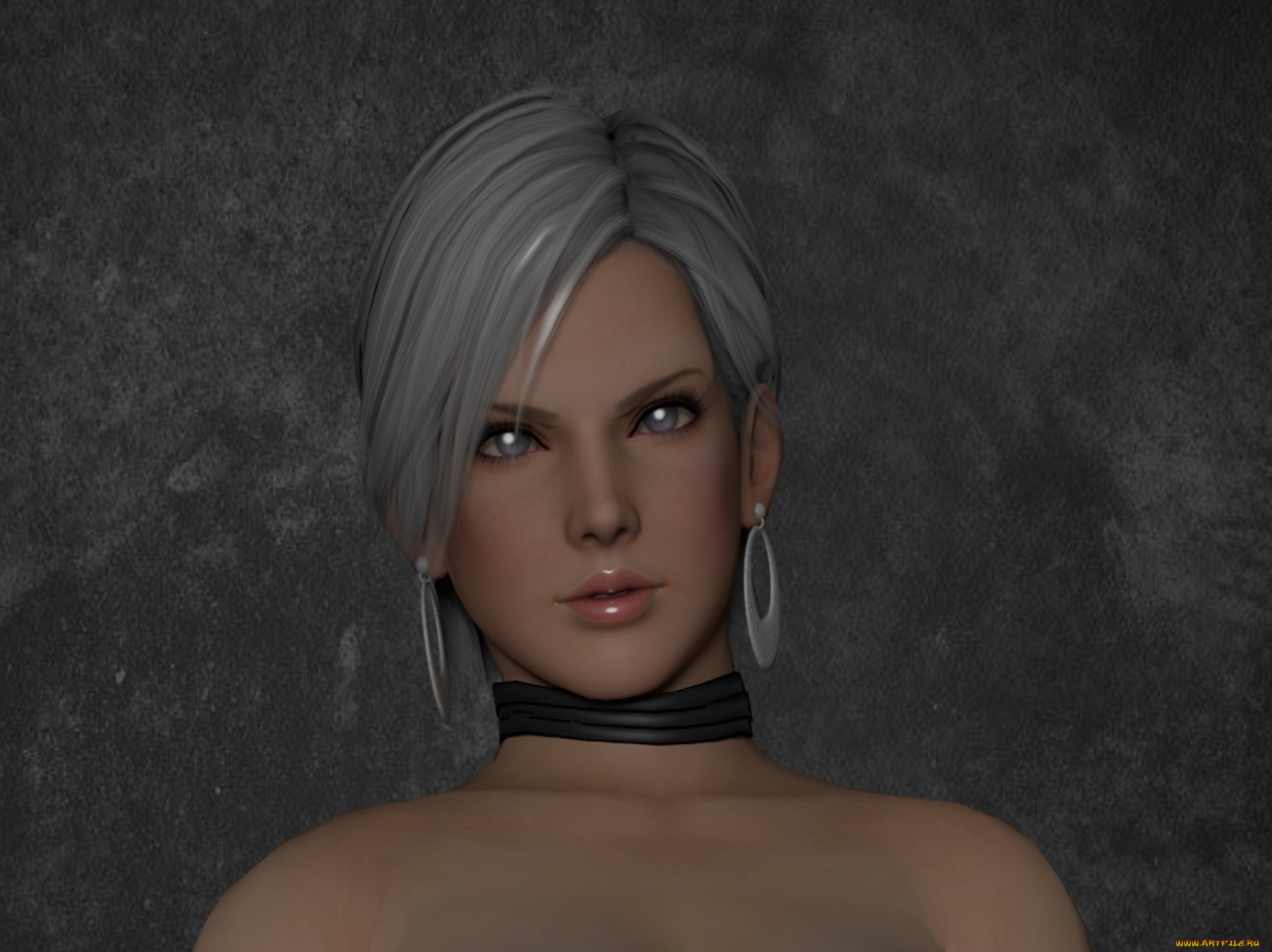 3д, графика, портрет, , portraits, девушка, взгляд, фон