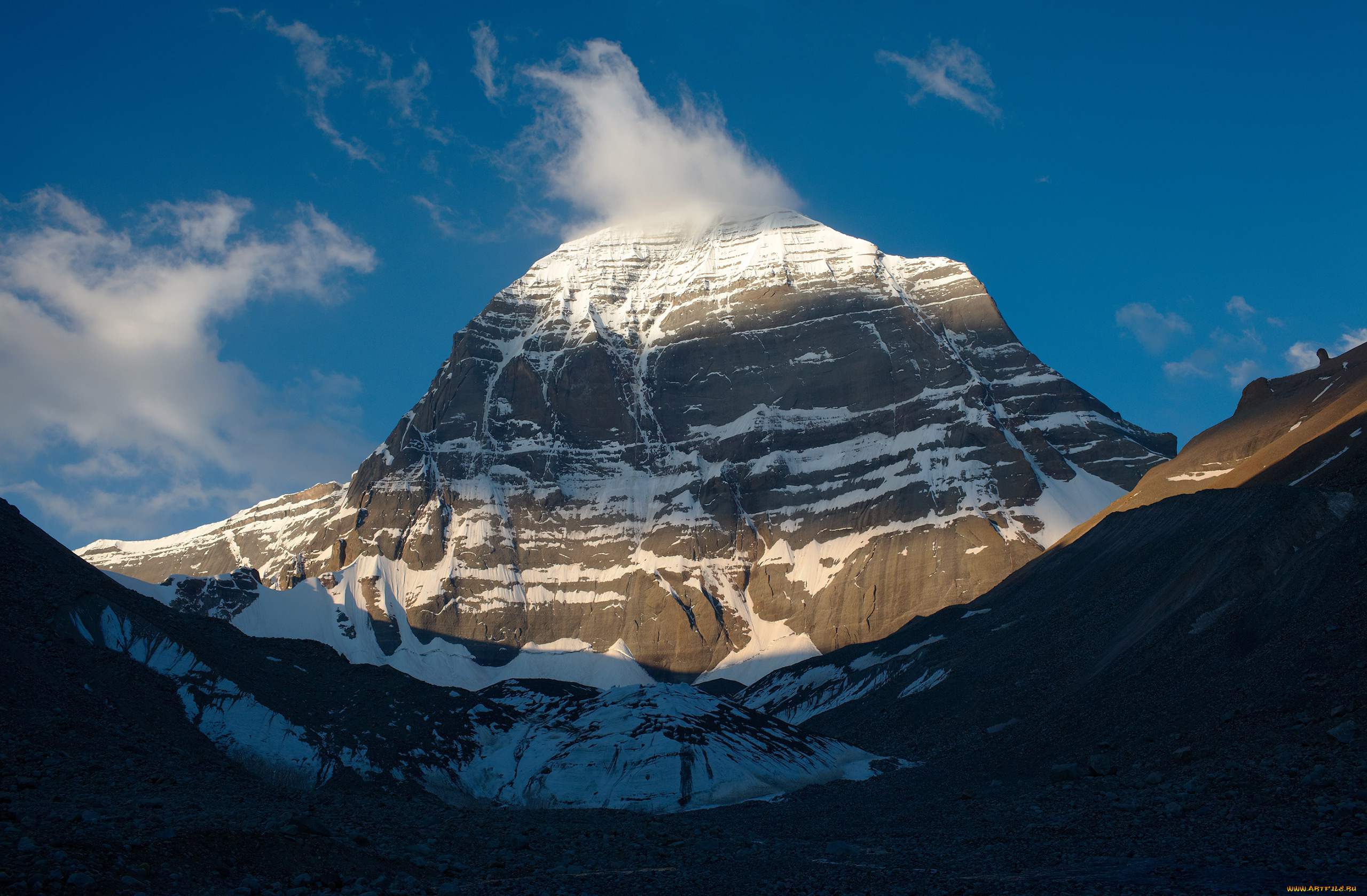 тибет, , кайлас, природа, горы, вид, вершина, снег, гора, кайлас, паломничество