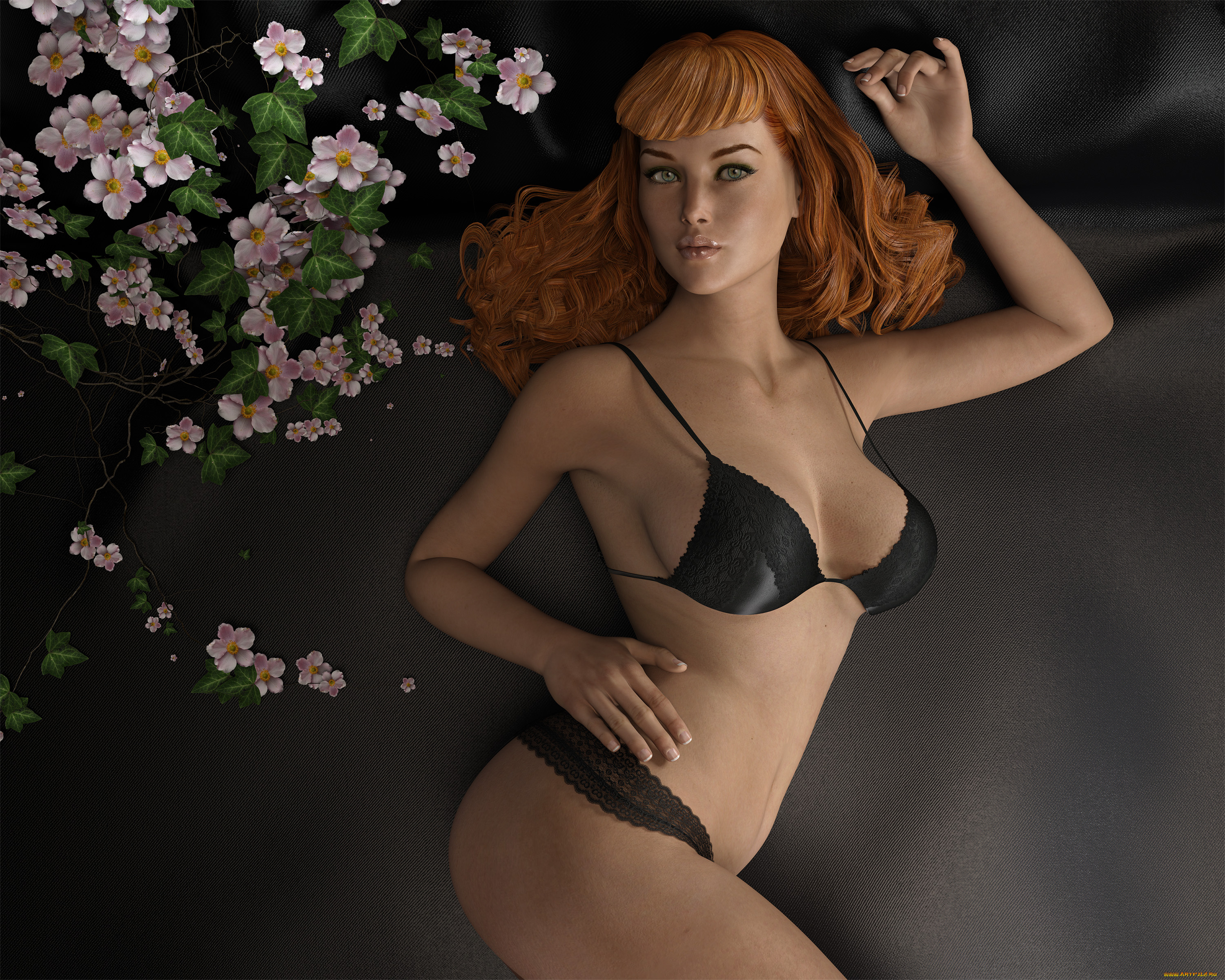 3д, графика, люди, , people, девушка, взгляд, фон