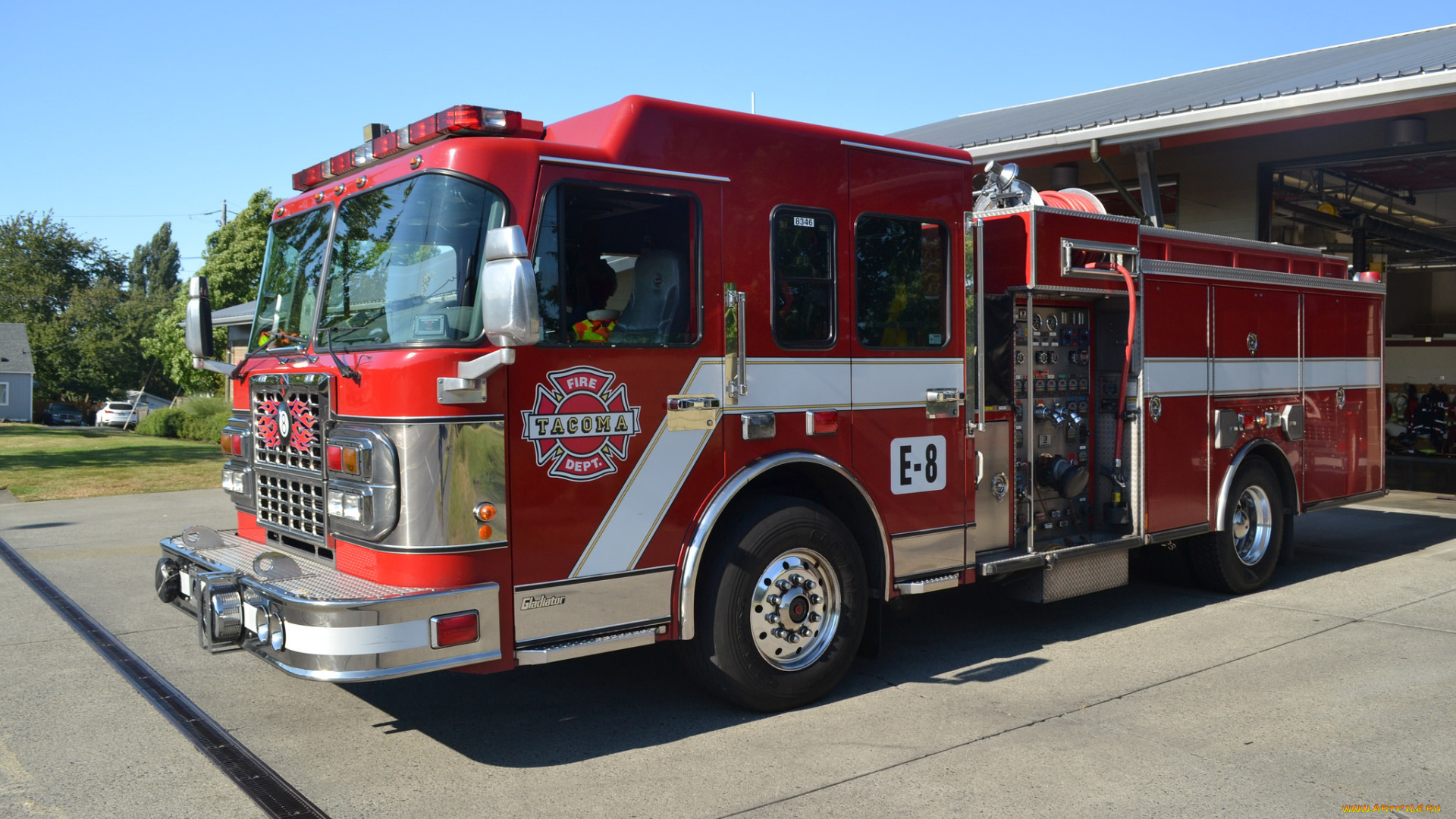 автомобили, пожарные, машины, пожарка