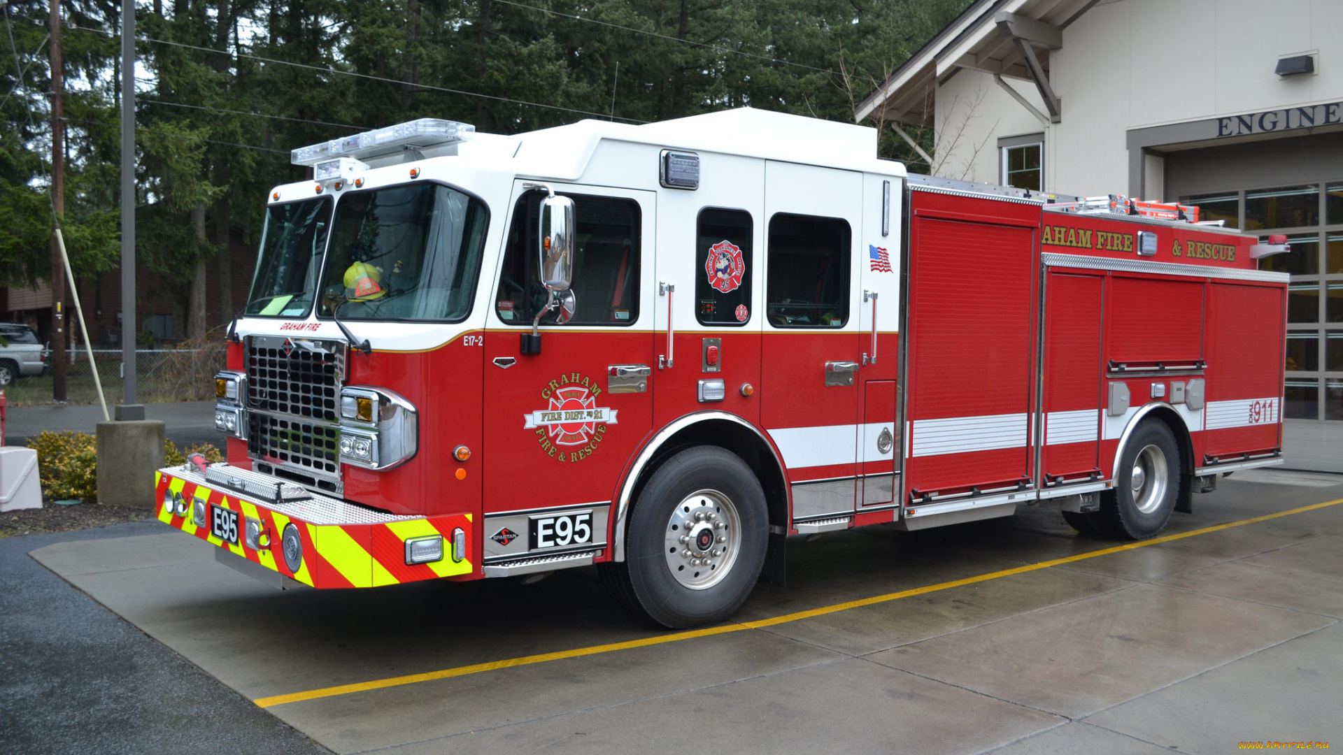 автомобили, пожарные, машины, пожарка