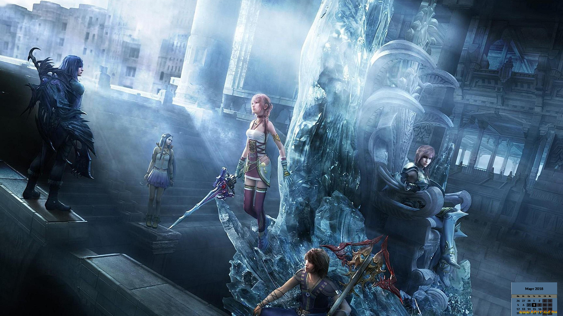 календари, фэнтези, 2018, девушка