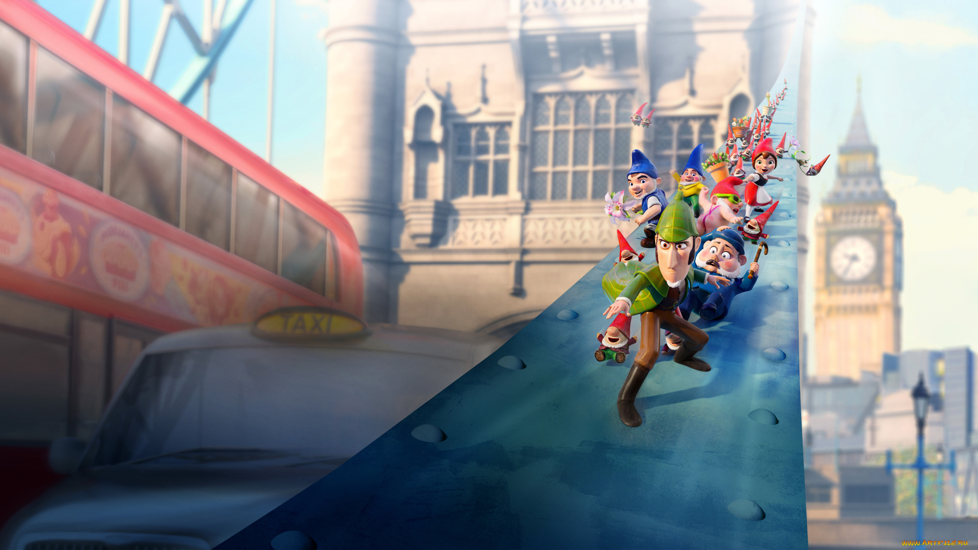 мультфильмы, gnomeo, &, juliet, , sherlock, gnomes, juliet, sherlock, gnomes, gnomeo