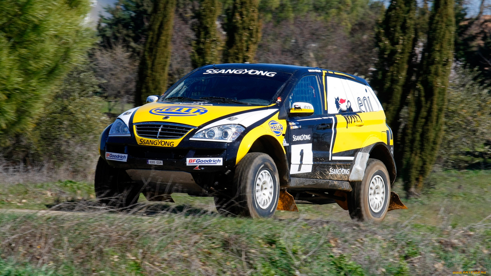 ssang, yong, kyron, rally, 2009, спорт, авторалли, ssang, yong, kyron, rally, 2009