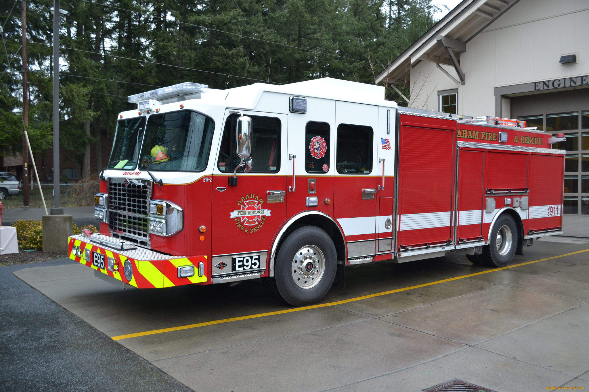 автомобили, пожарные, машины, пожарка