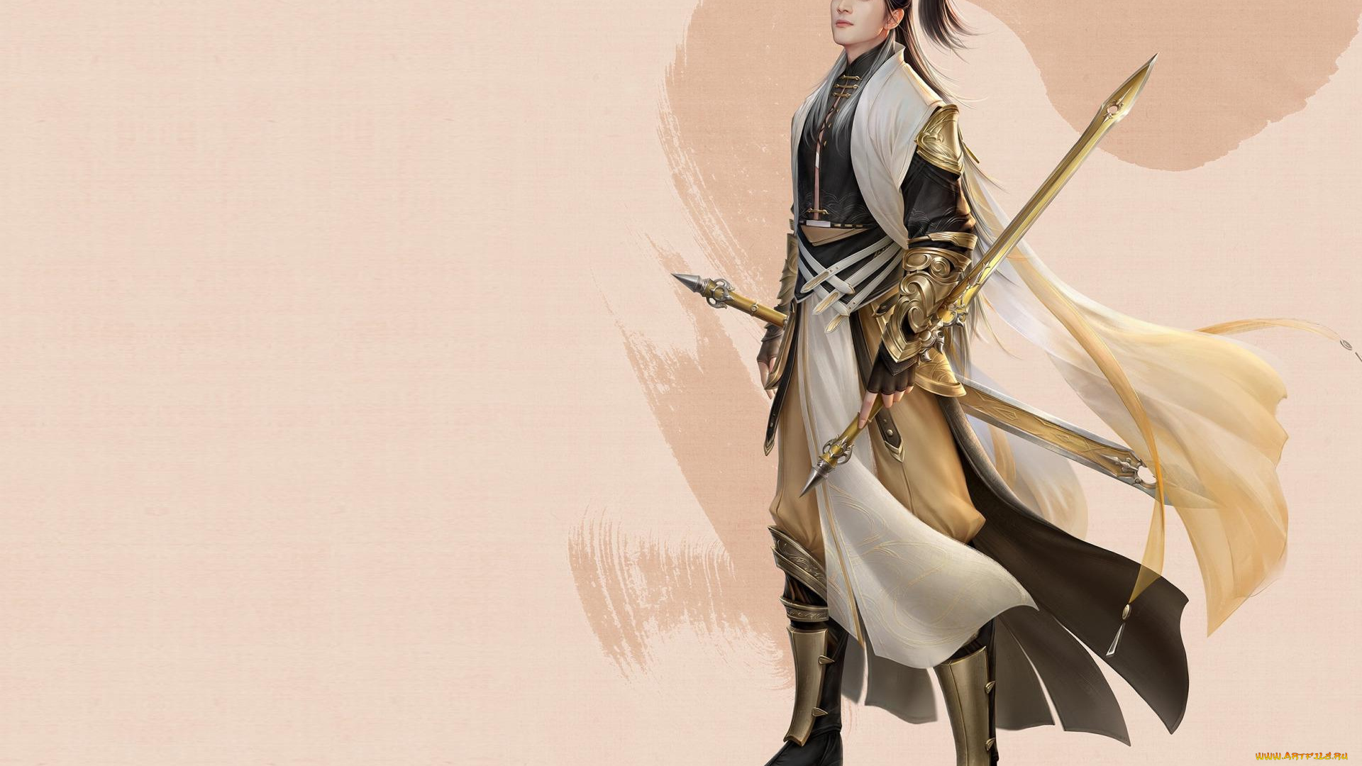 видео, игры, ~~~другое~~~, cang, jian, lin, оружие, geng, xin, воин, парень